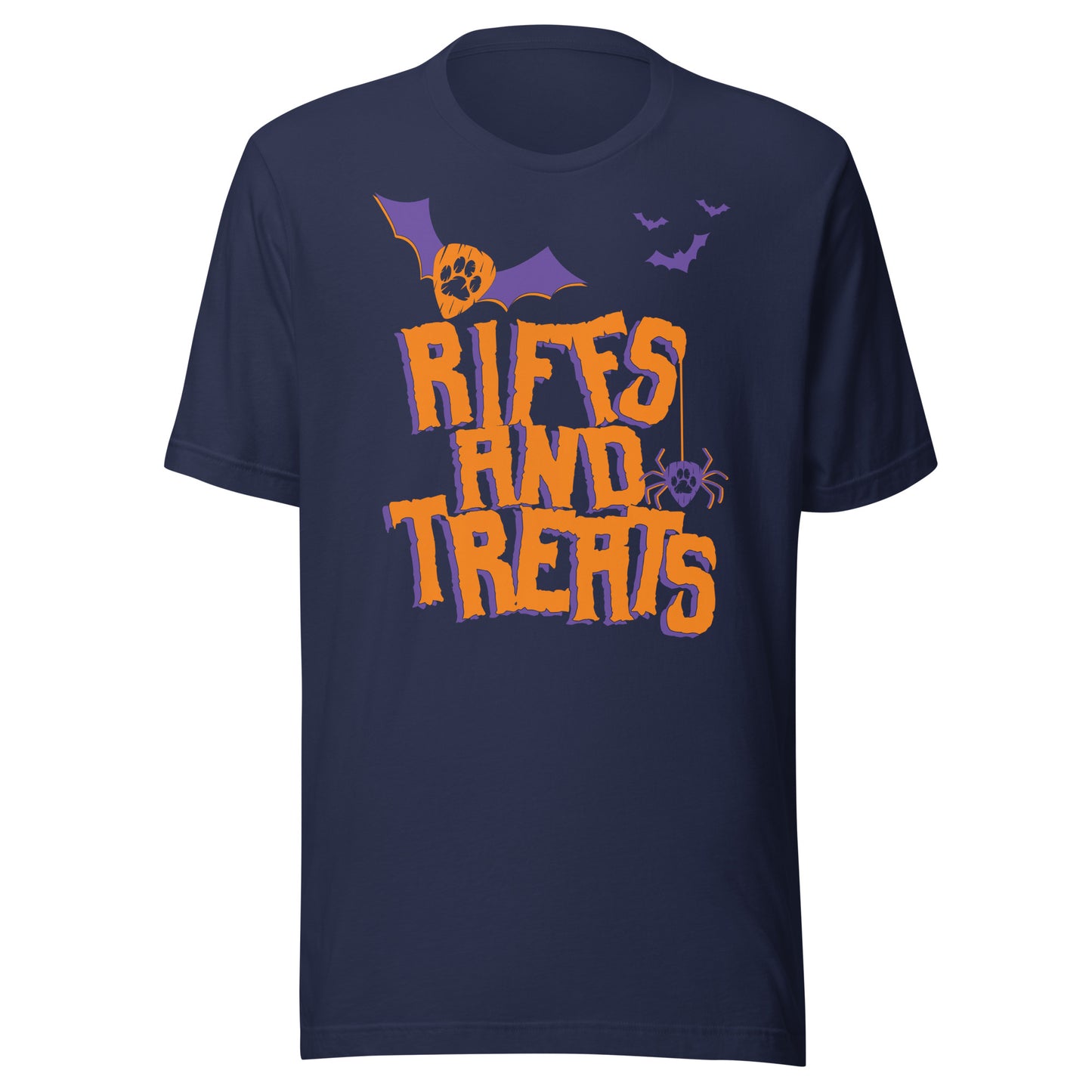 Riffs and Treats Unisex t-shirt (Front Only)