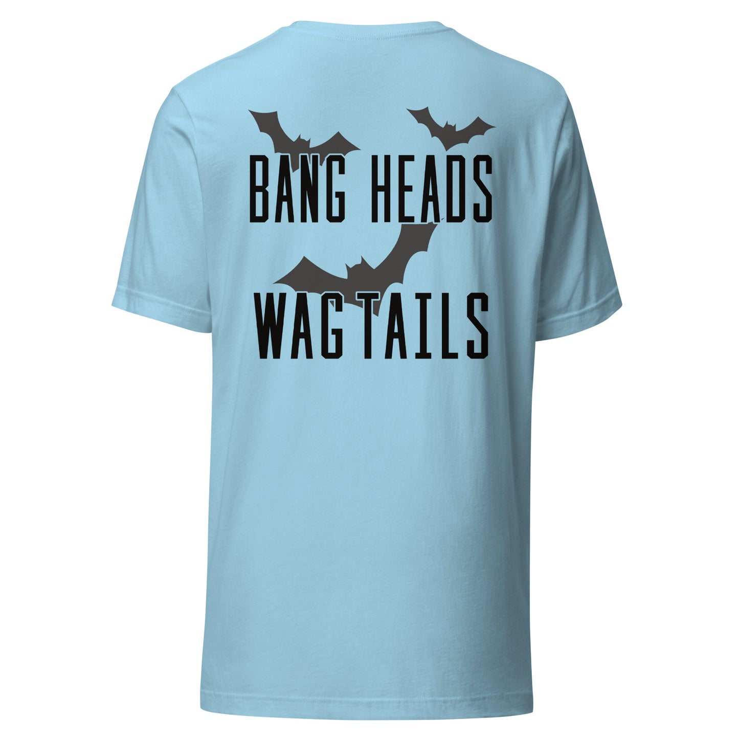 Riff Bat Black Unisex t-shirt (Front and Back)