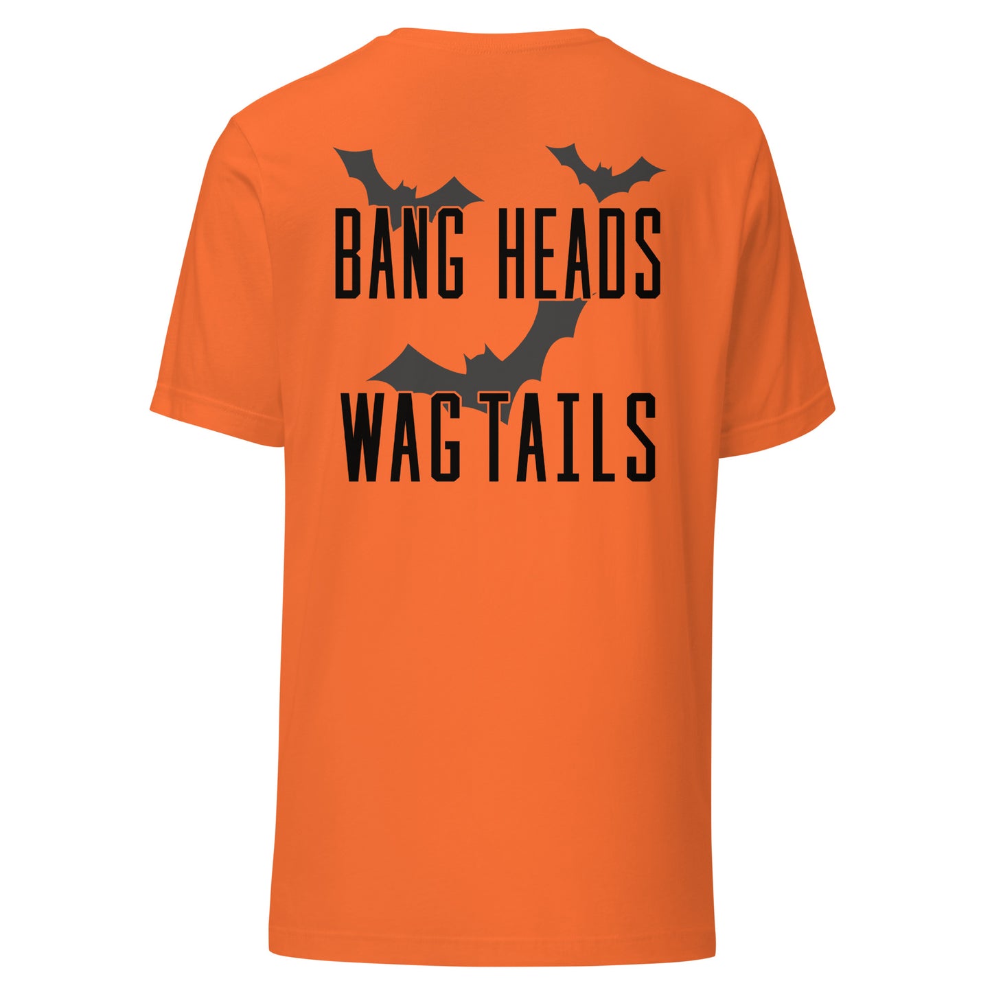Riff Bat Black Unisex t-shirt (Front and Back)