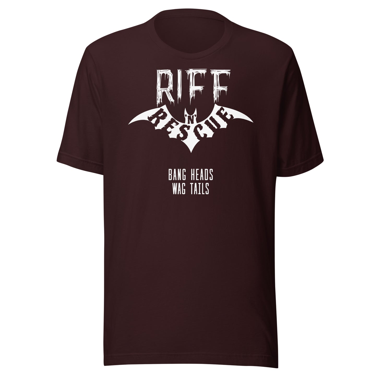 Riff Bat Unisex t-shirt (Front Design Only)