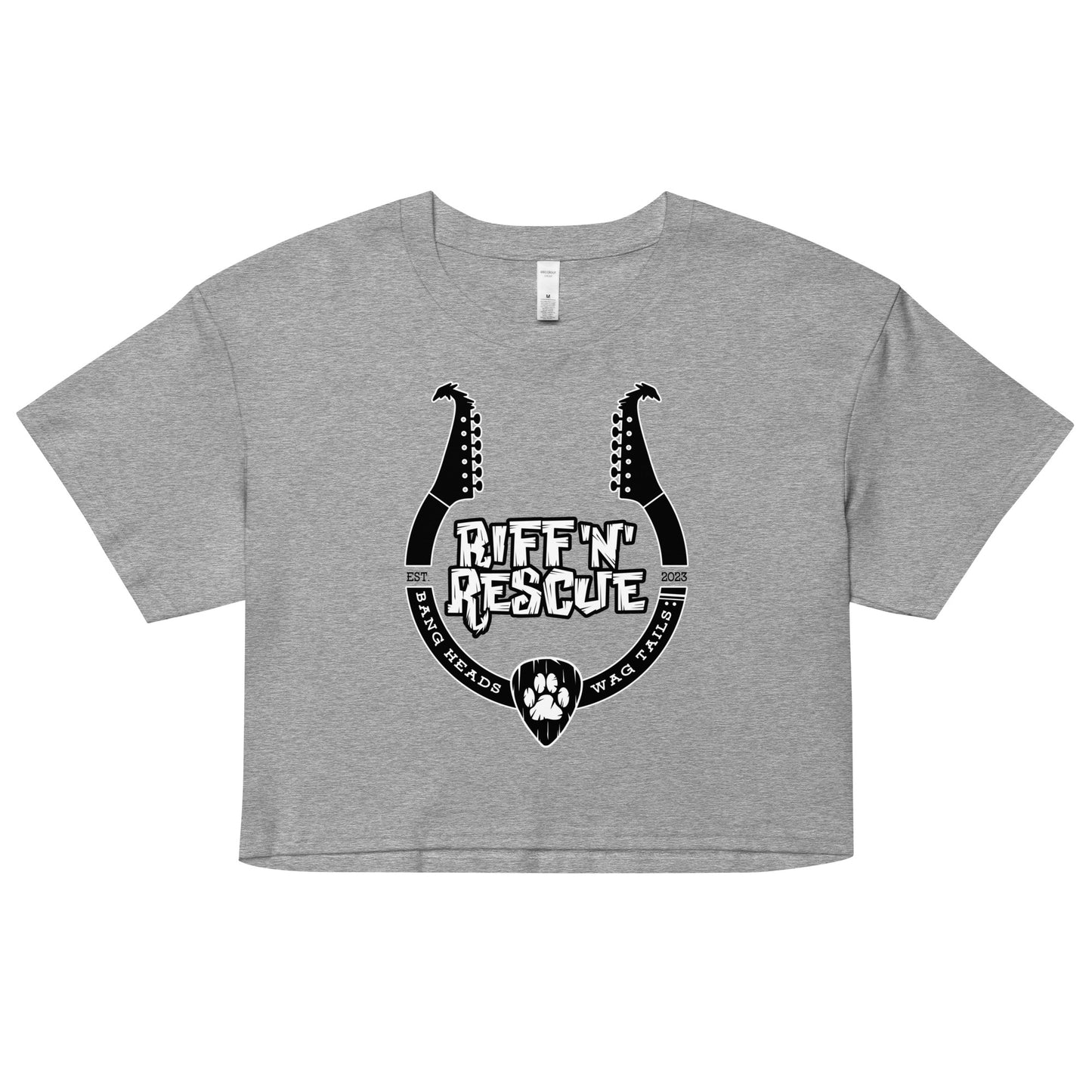 Headstock Horns Crop Top