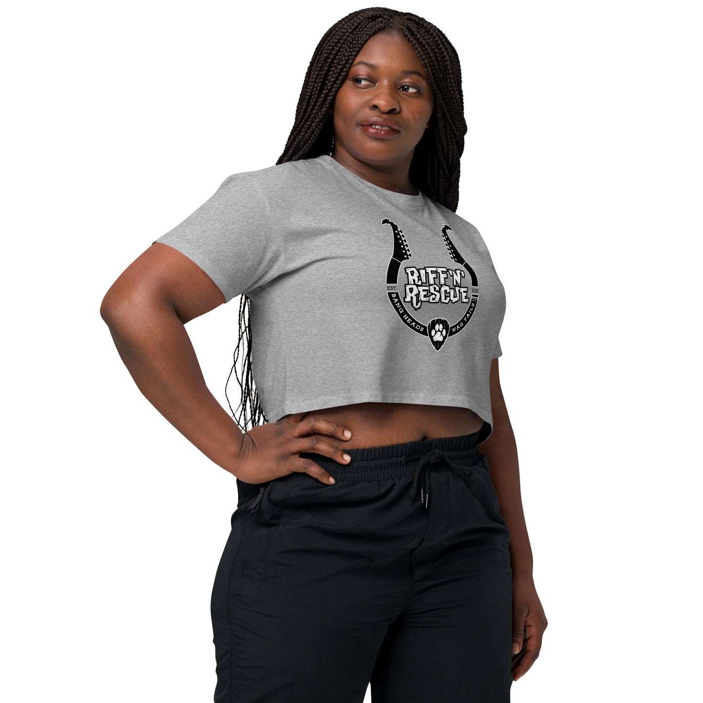 Headstock Horns Crop Top
