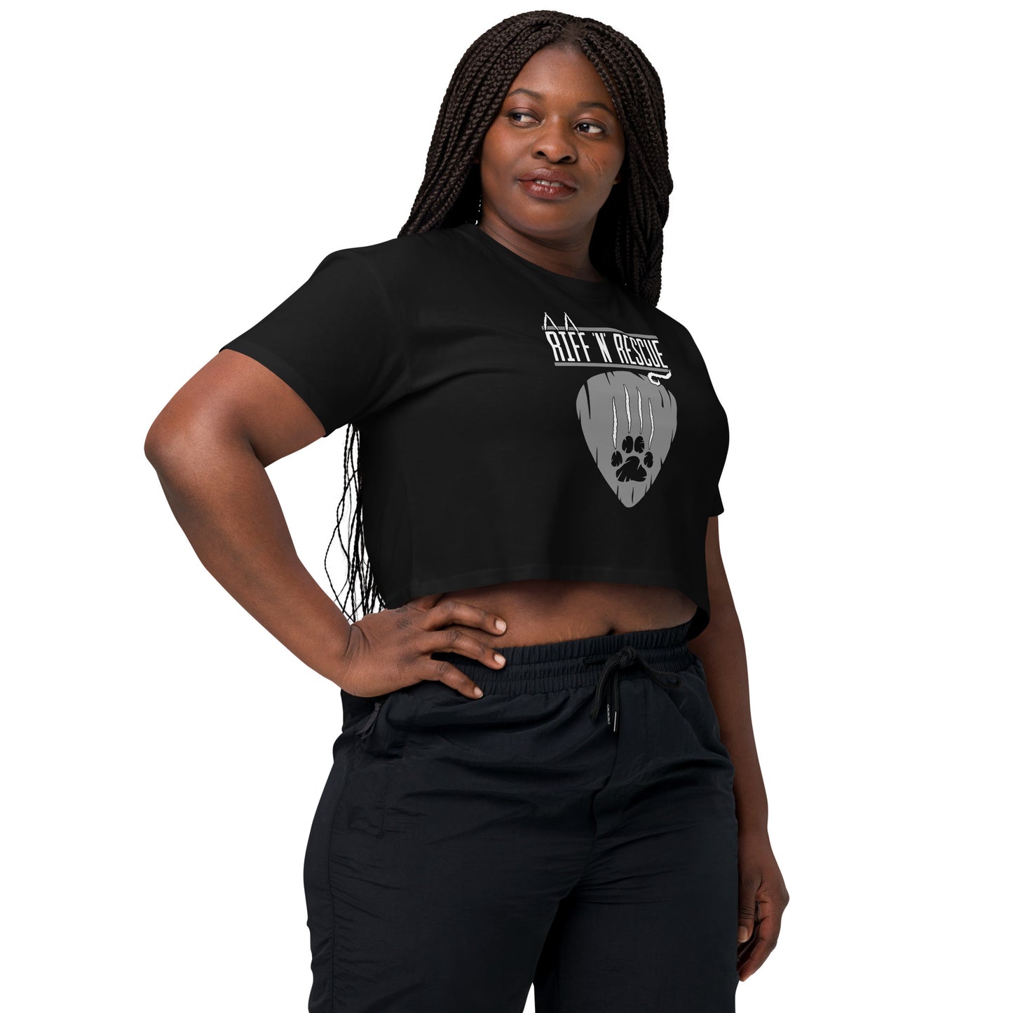 Cat Scratch Logo Crop Top