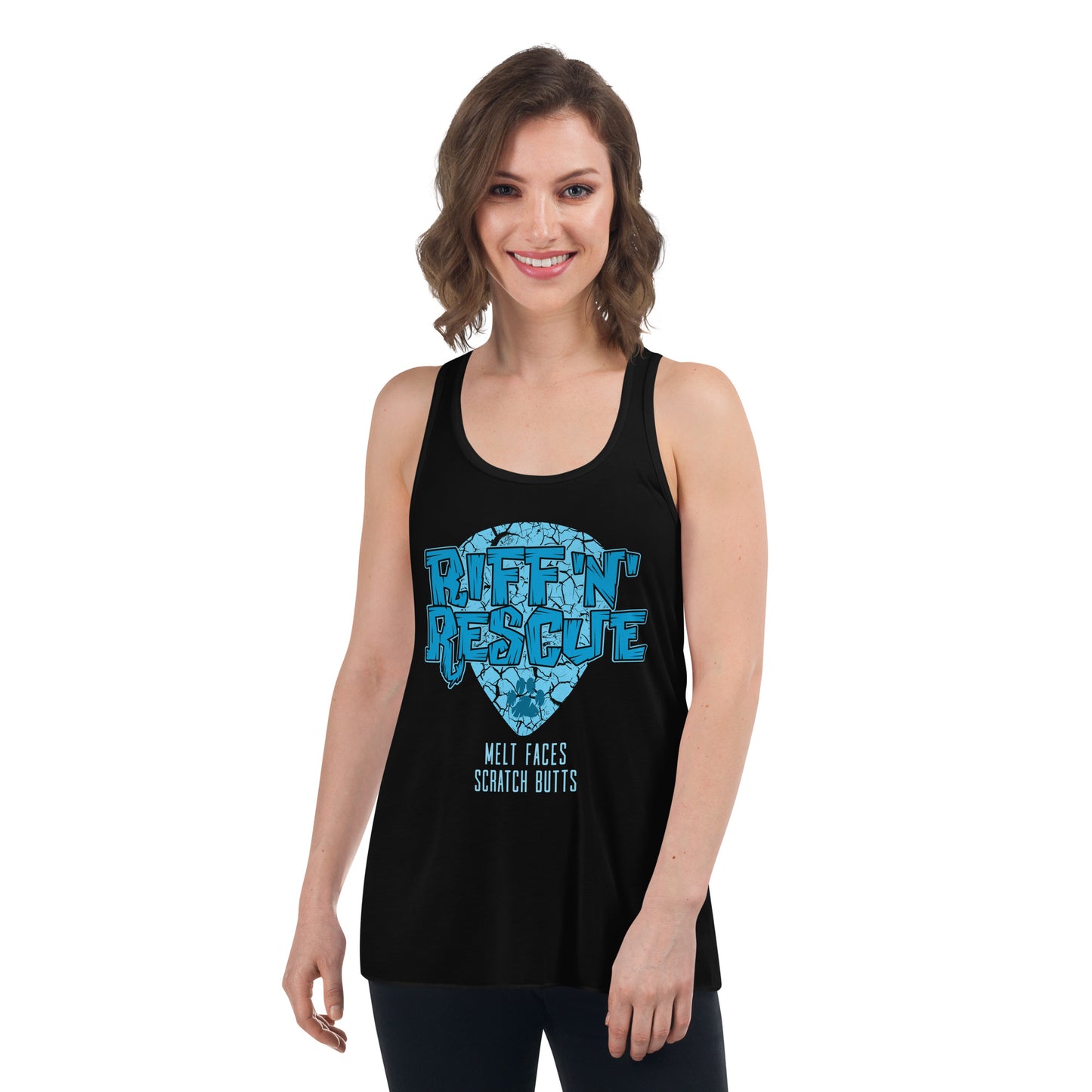 Crackle Blue Racerback