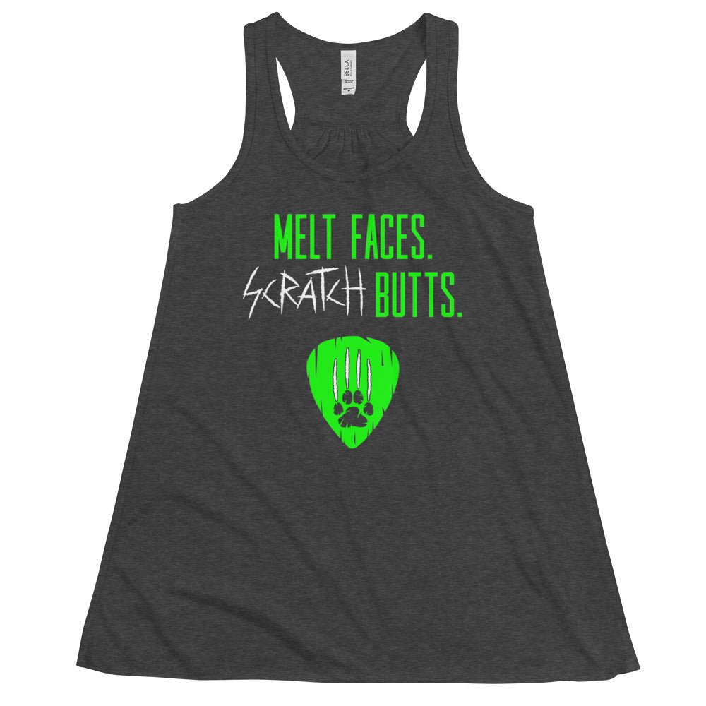 Melt Faces Cat Scratch Racerback