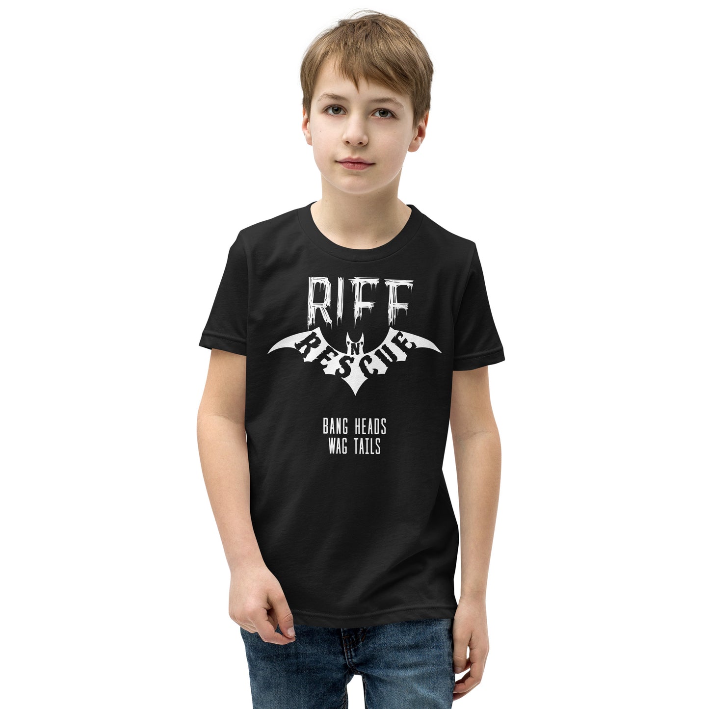 Riff Bat Youth Short Sleeve T-Shirt