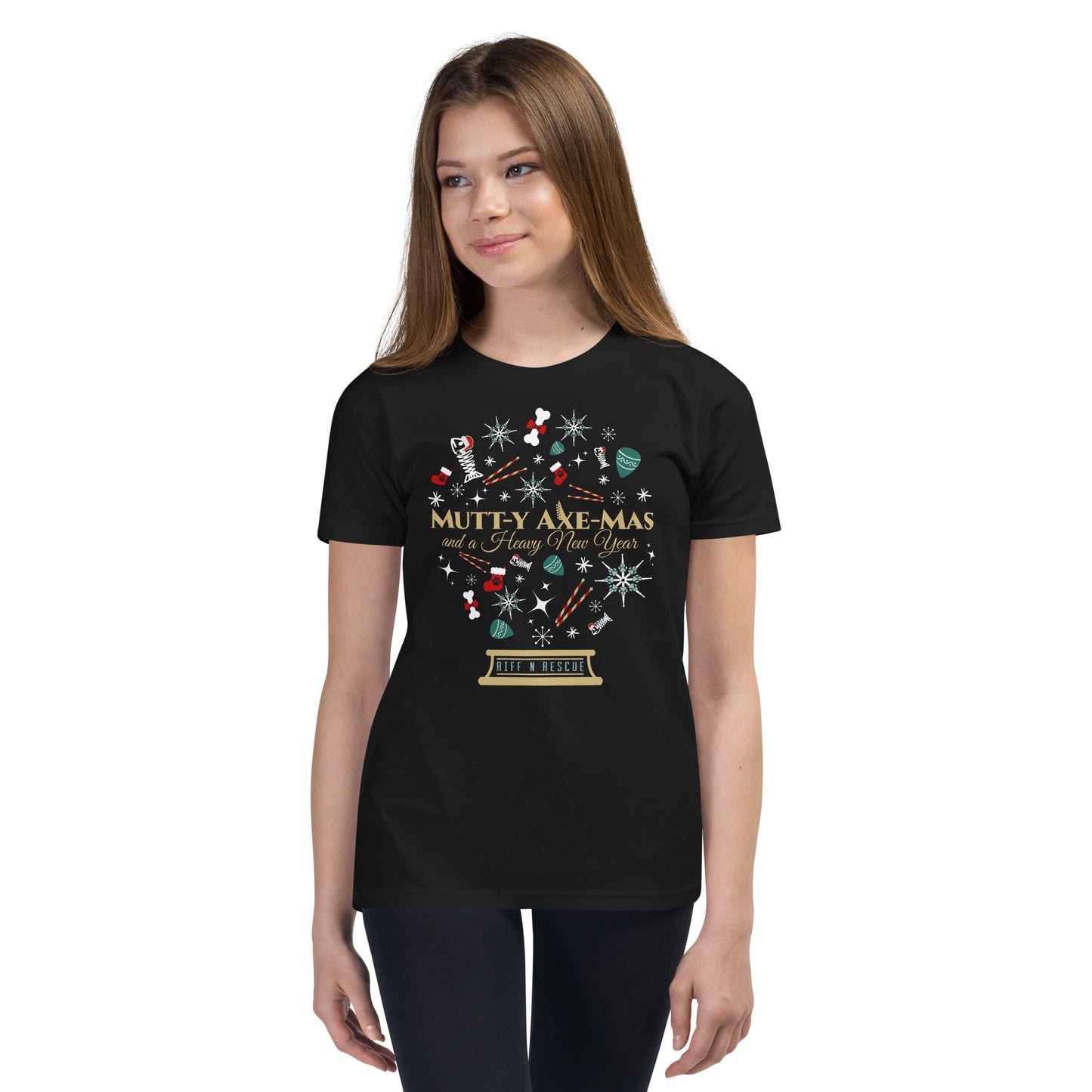 Xmas Snowglobe Youth Short Sleeve T-Shirt