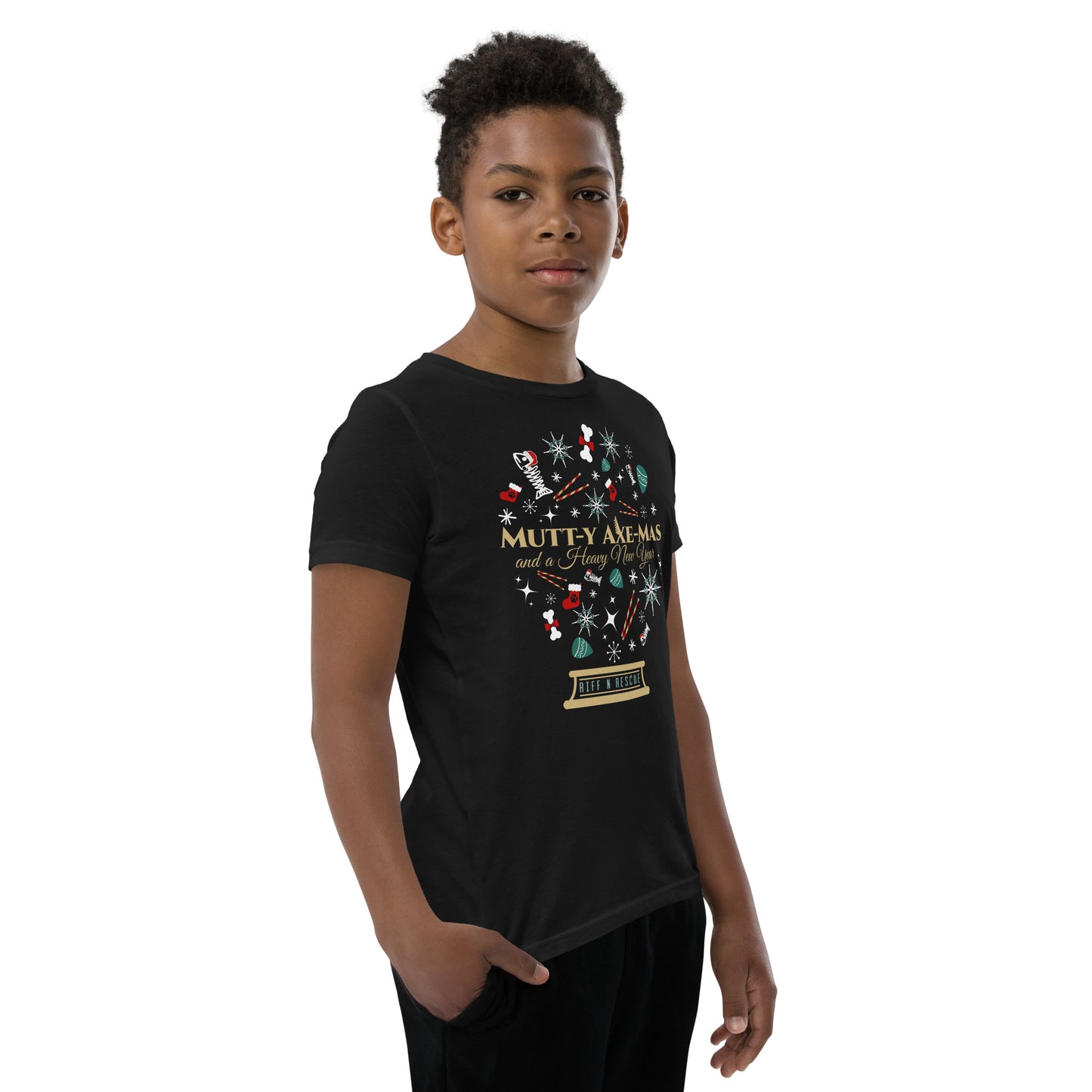 Xmas Snowglobe Youth Short Sleeve T-Shirt