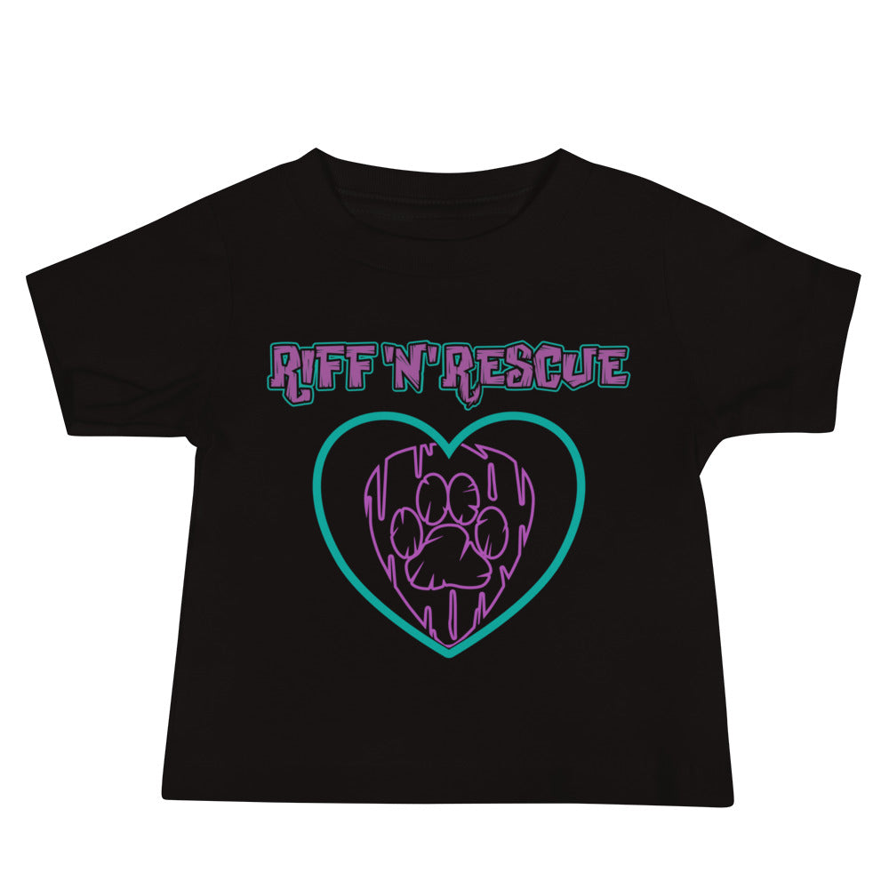Hearts and Paws Dog Baby Short Sleeve Tee
