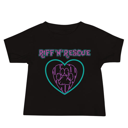 Hearts and Paws Dog Baby Short Sleeve Tee