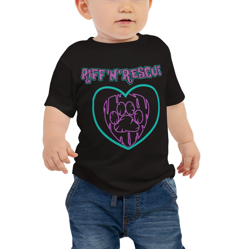 Hearts and Paws Dog Baby Short Sleeve Tee