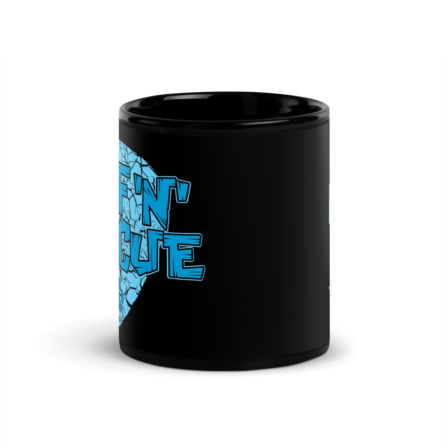 Crackle Blue Mug