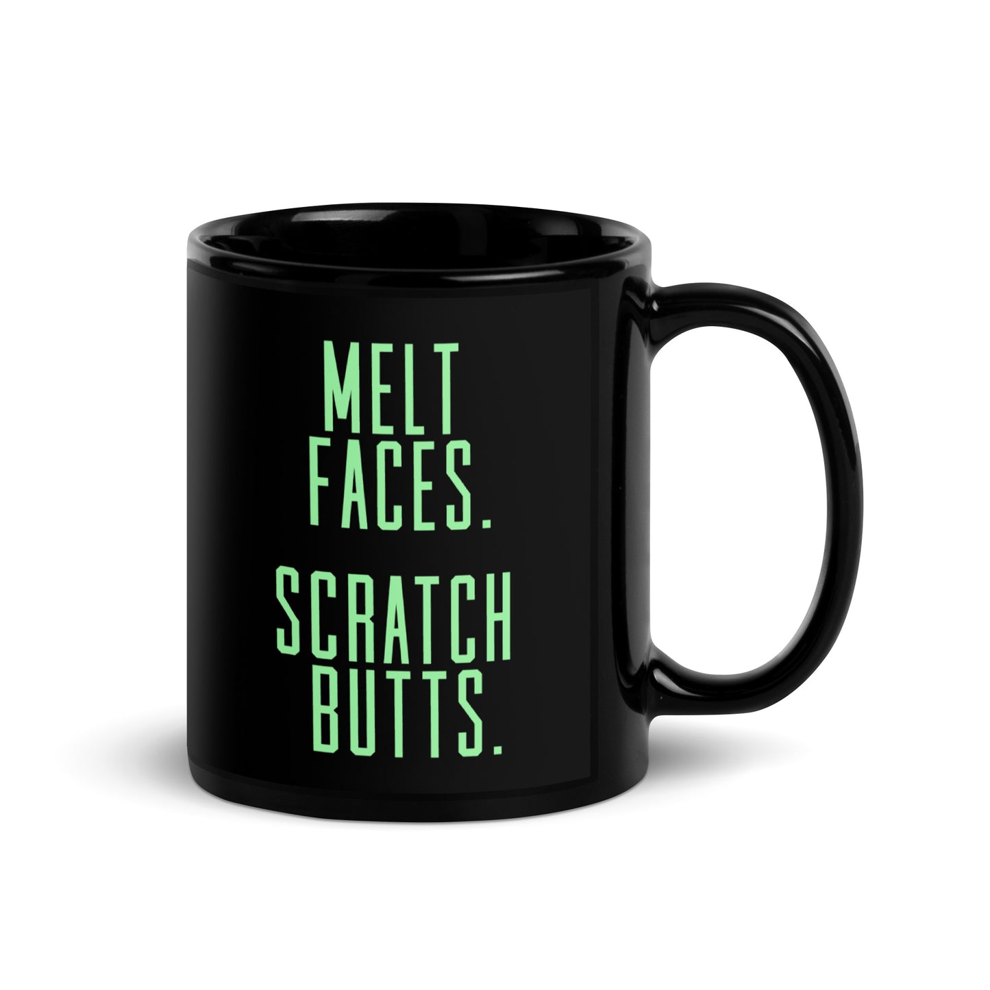 Crackle Green Mug
