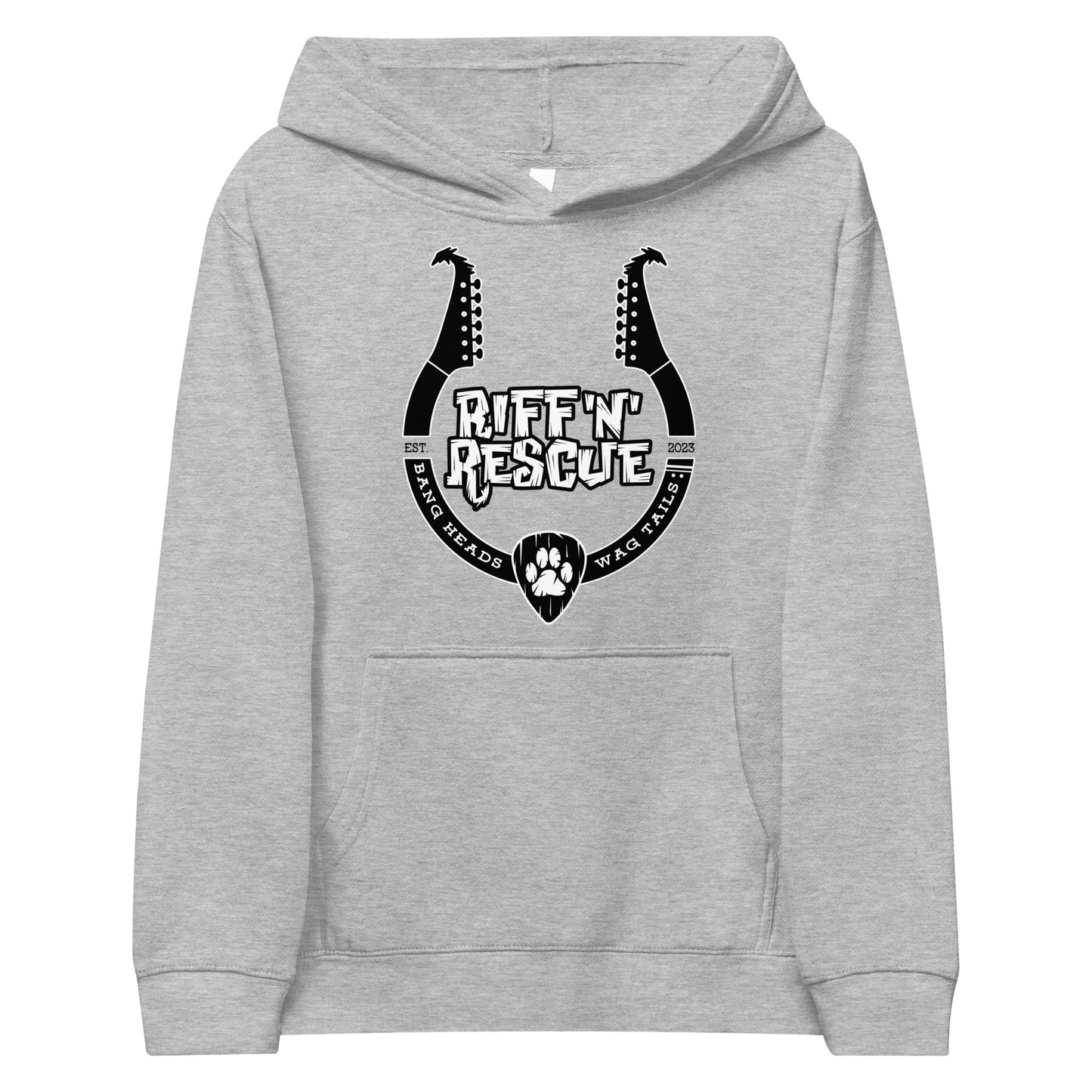 Headstock Horns Kids fleece hoodie