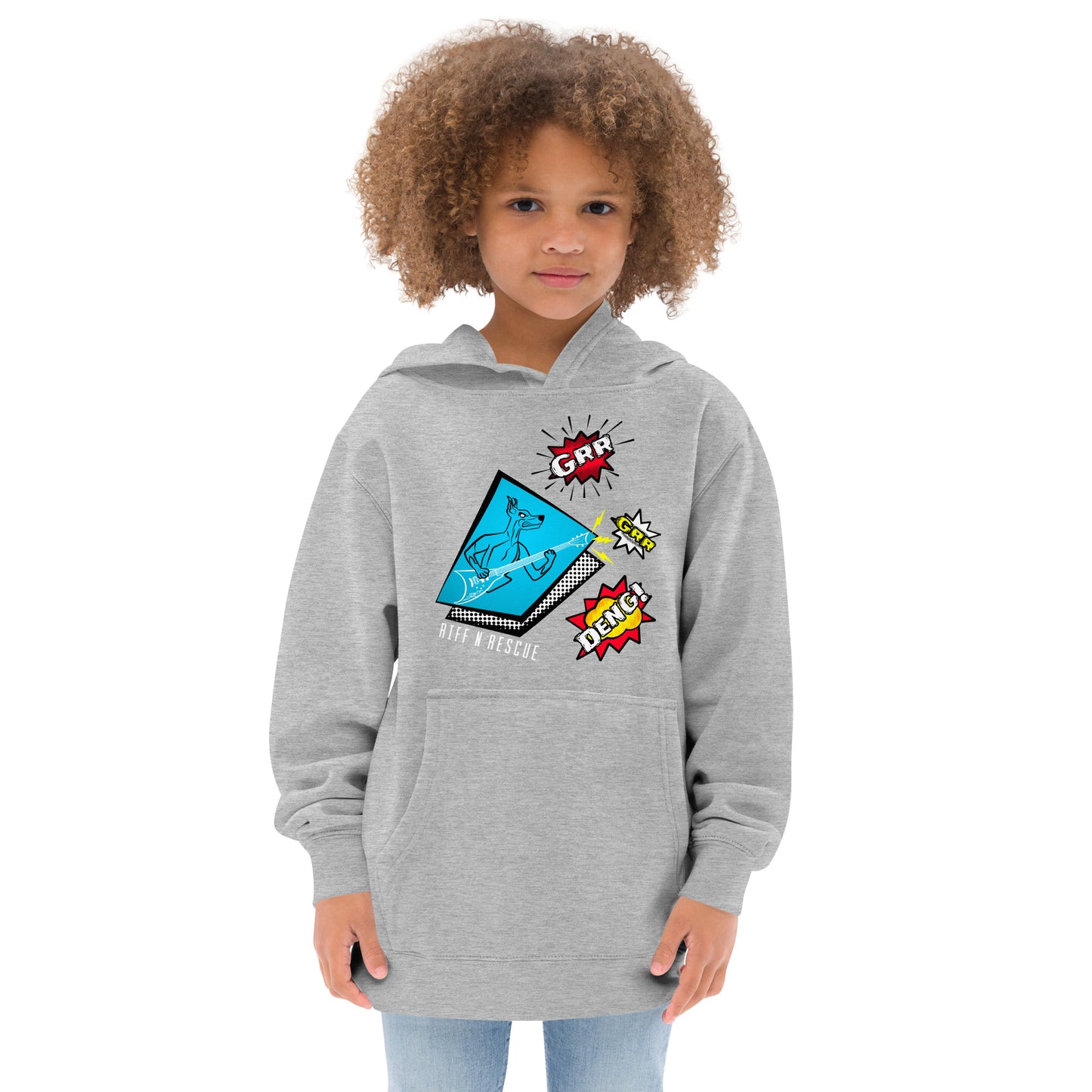 Grr Grr Deng Kids fleece hoodie