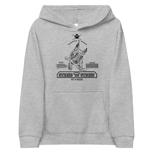 Sticks to Sticks Kids fleece hoodie
