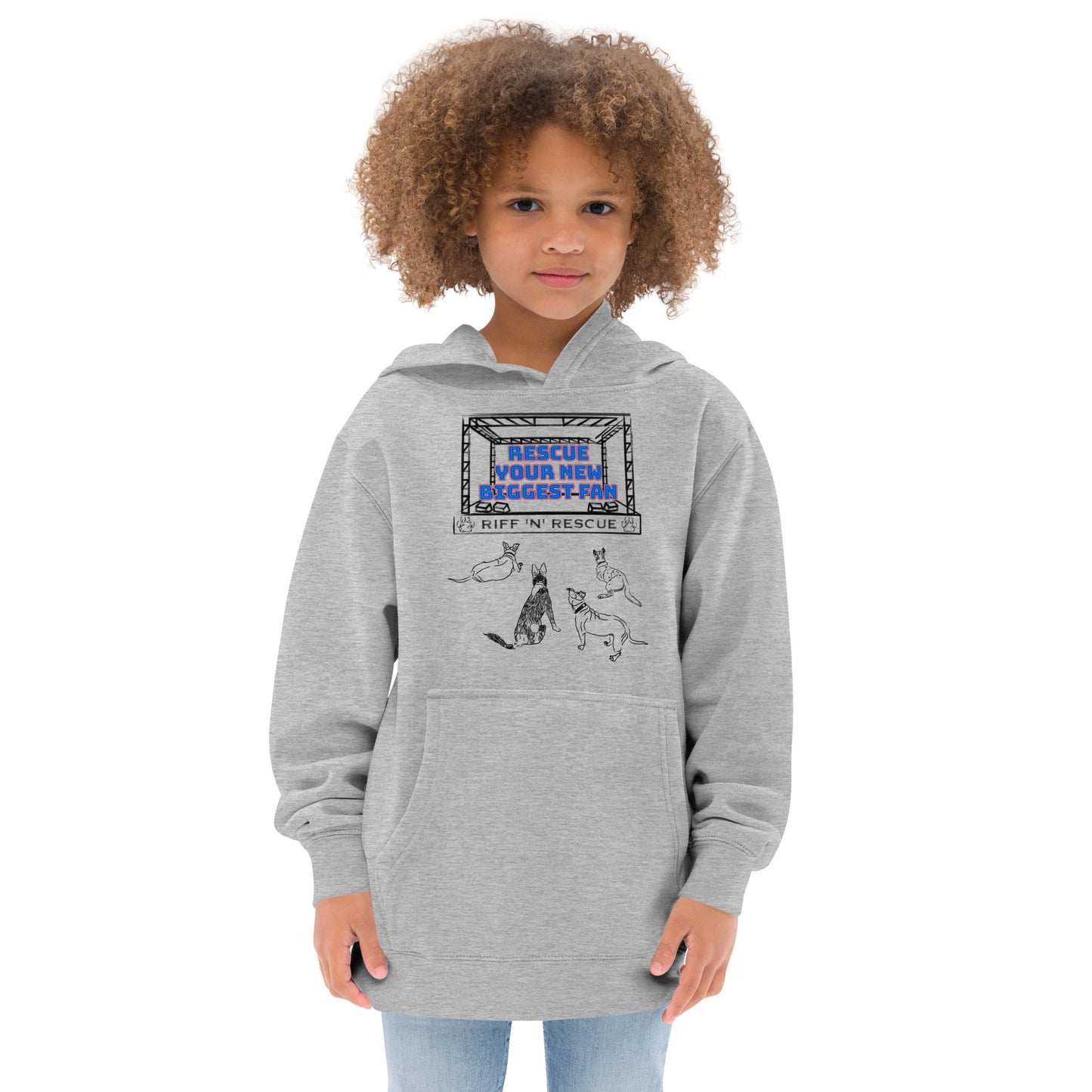 Biggest Fan Kids fleece hoodie