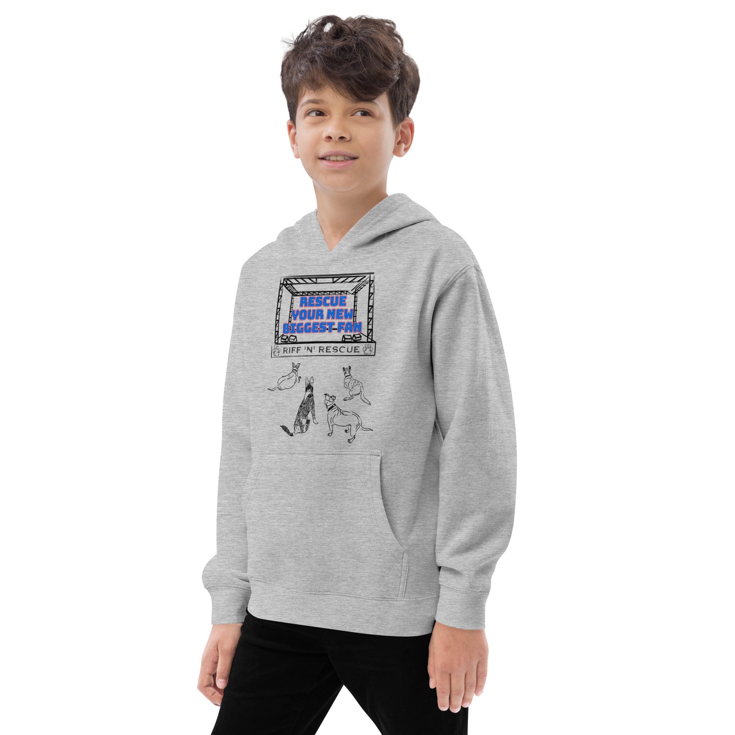 Biggest Fan Kids fleece hoodie