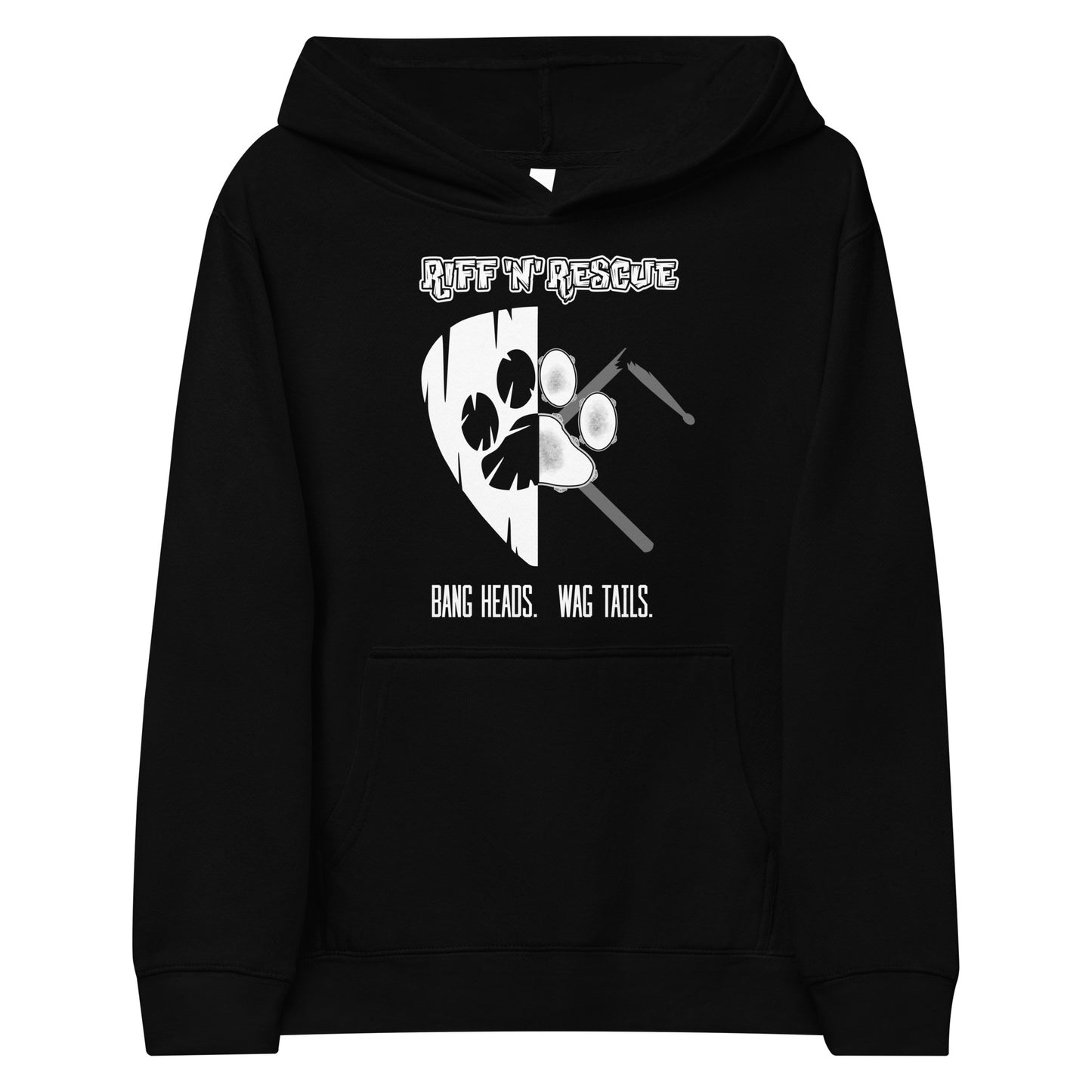 Picks, Sticks and Puppies Kids fleece hoodie