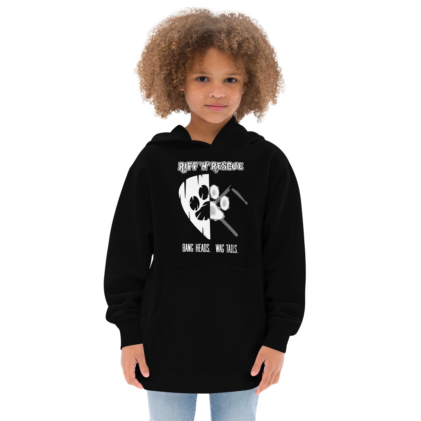 Picks, Sticks and Puppies Kids fleece hoodie