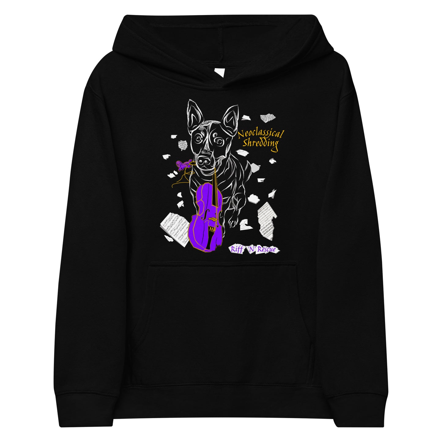 Neoclassical Shredding Kids fleece hoodie