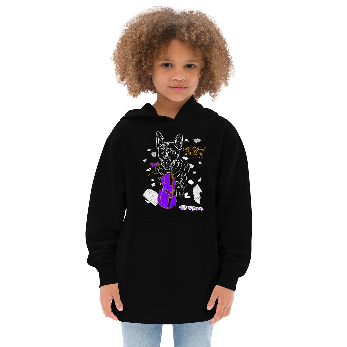 Neoclassical Shredding Kids fleece hoodie