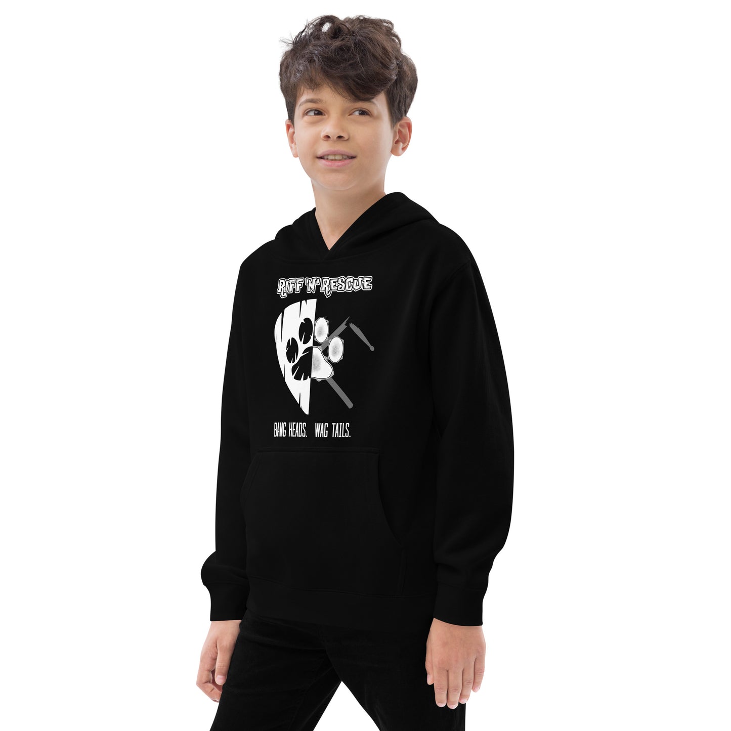 Picks, Sticks and Puppies Kids fleece hoodie