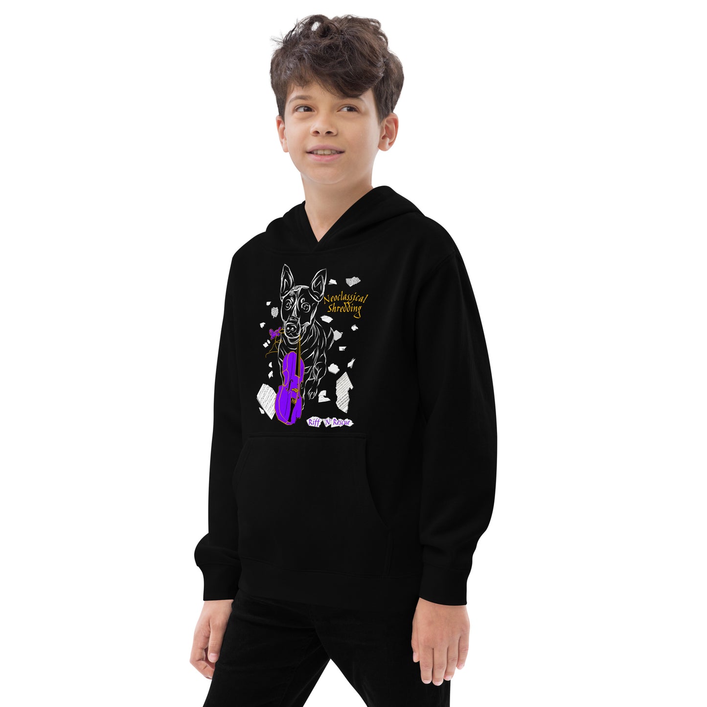 Neoclassical Shredding Kids fleece hoodie