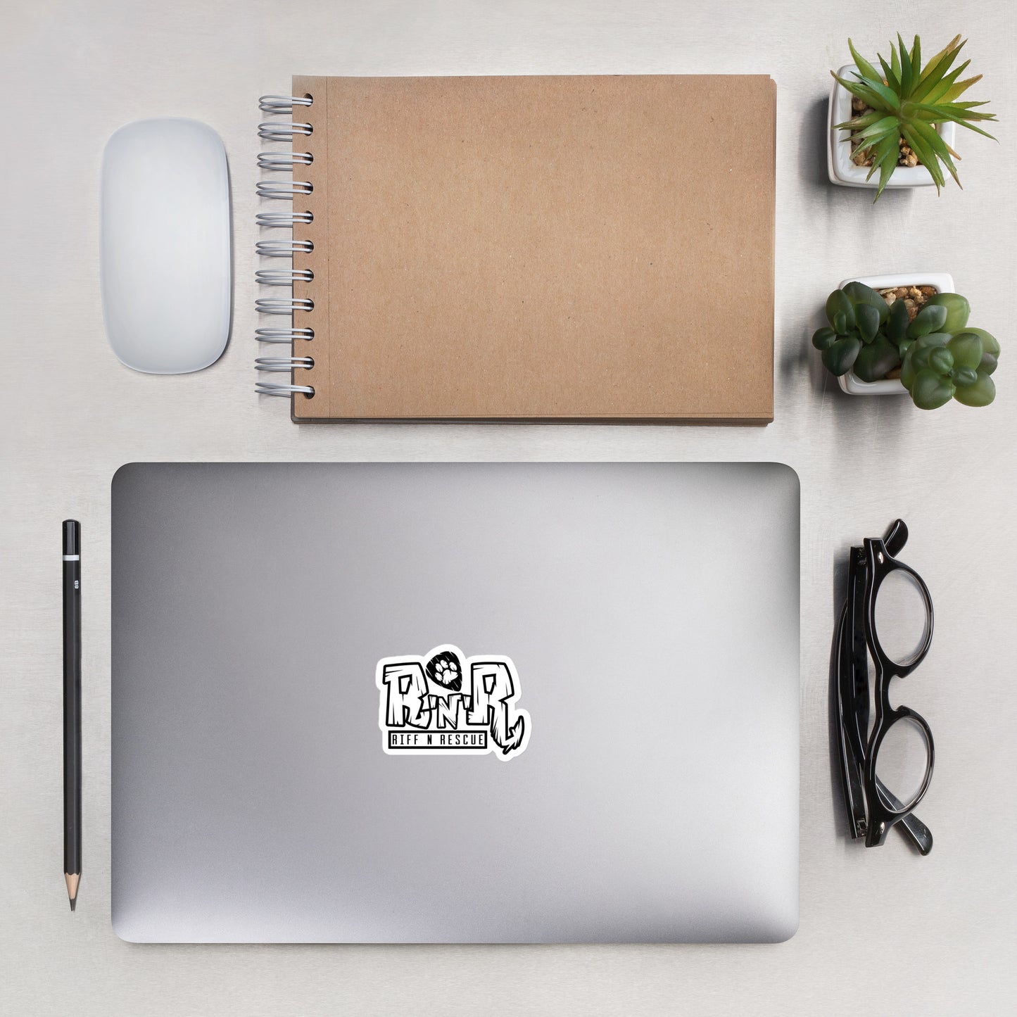 RNR White Sticker