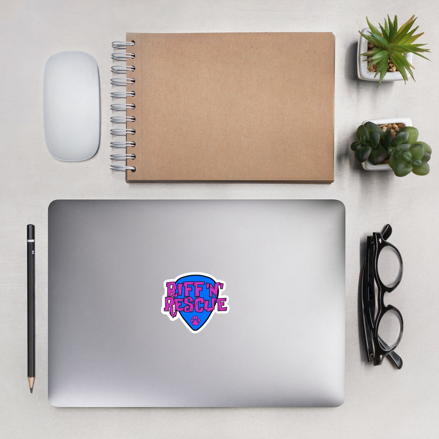 Logo Pink/Blue Sticker