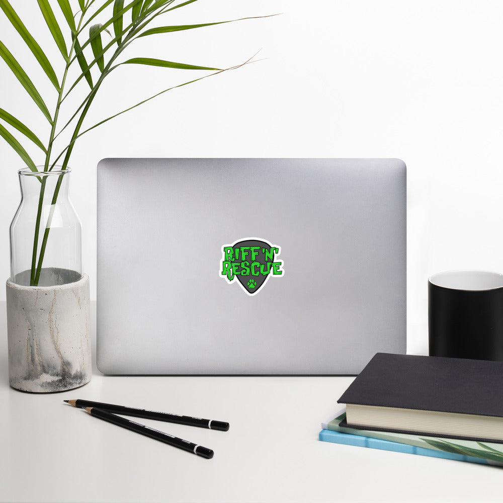 Logo Green/Grey Sticker