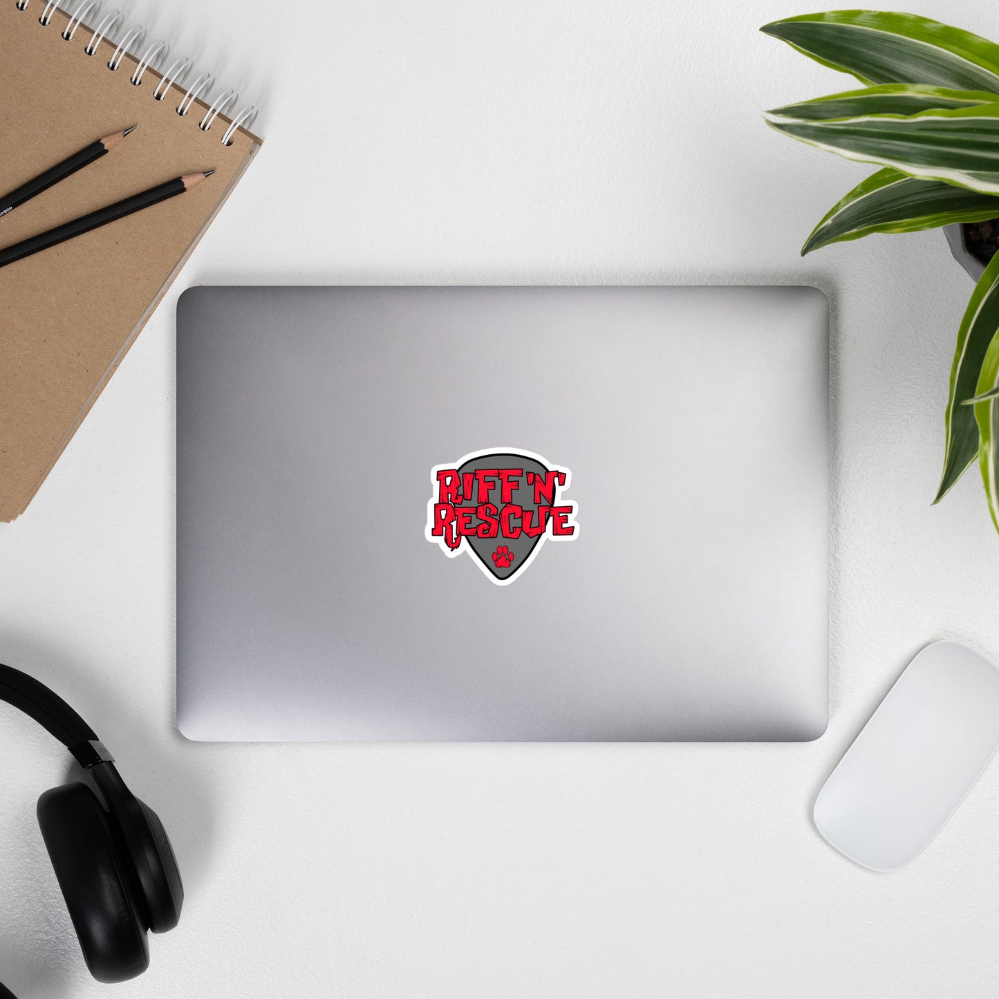 Logo Red/Grey Sticker