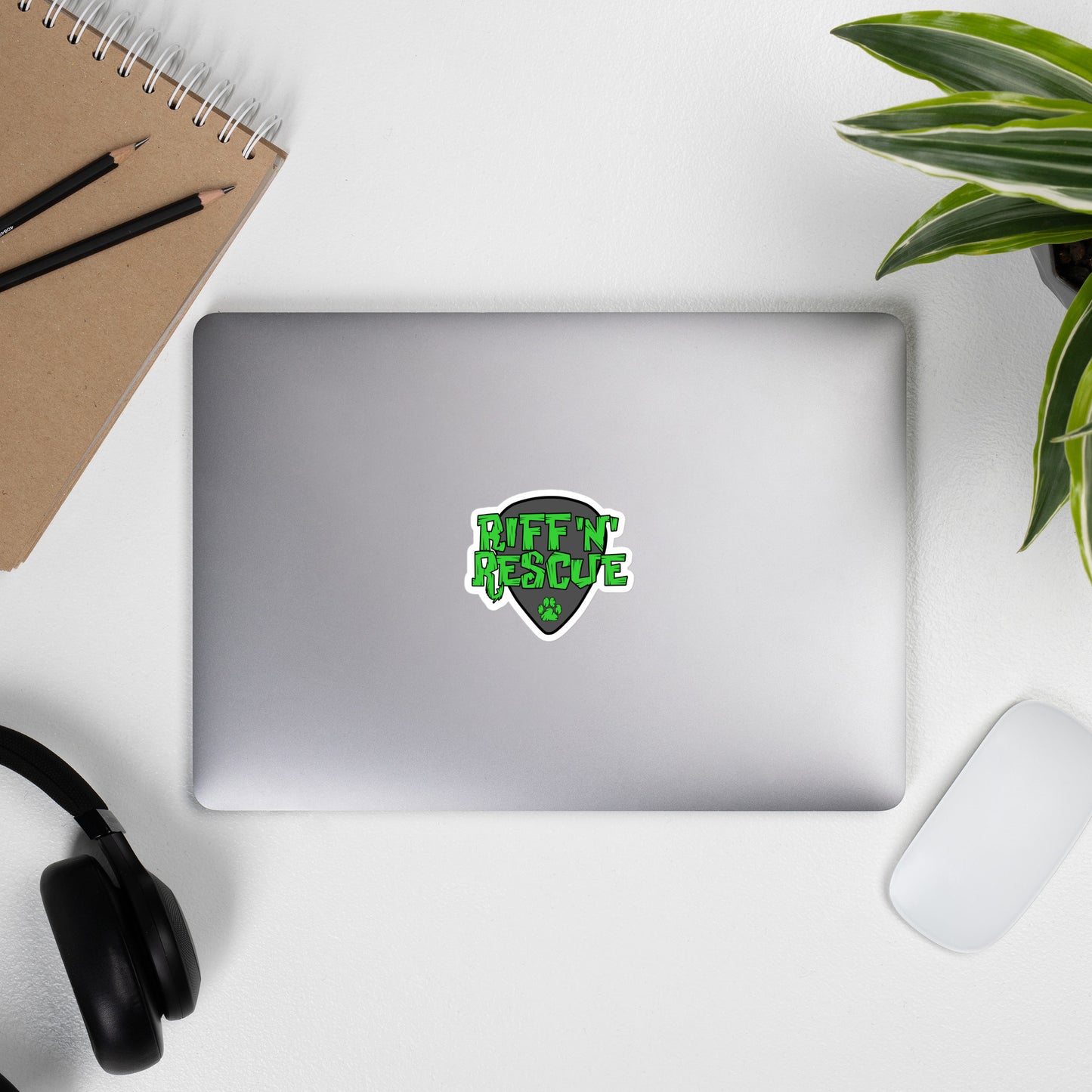 Logo Green/Grey Sticker