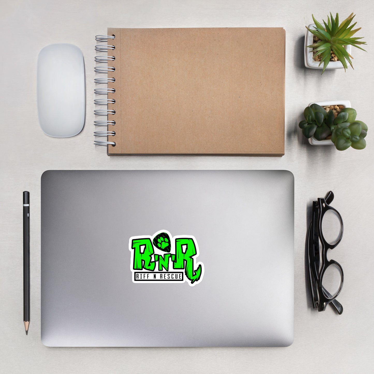 RNR Green Sticker