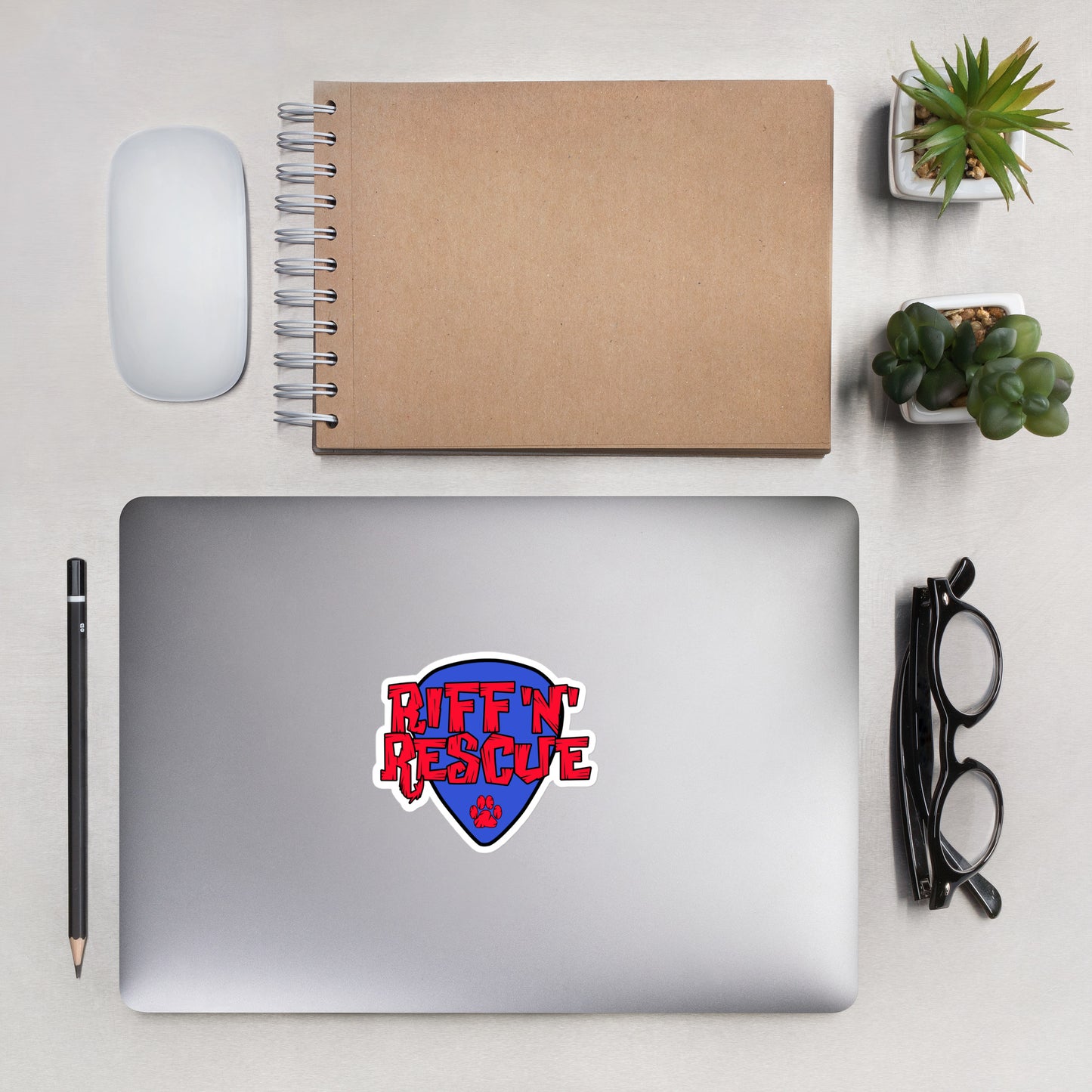 Logo Red/Blue Sticker