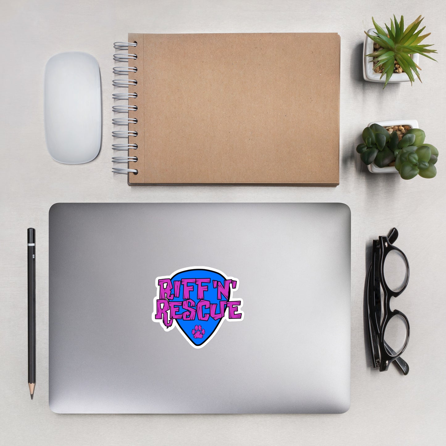 Logo Pink/Blue Sticker