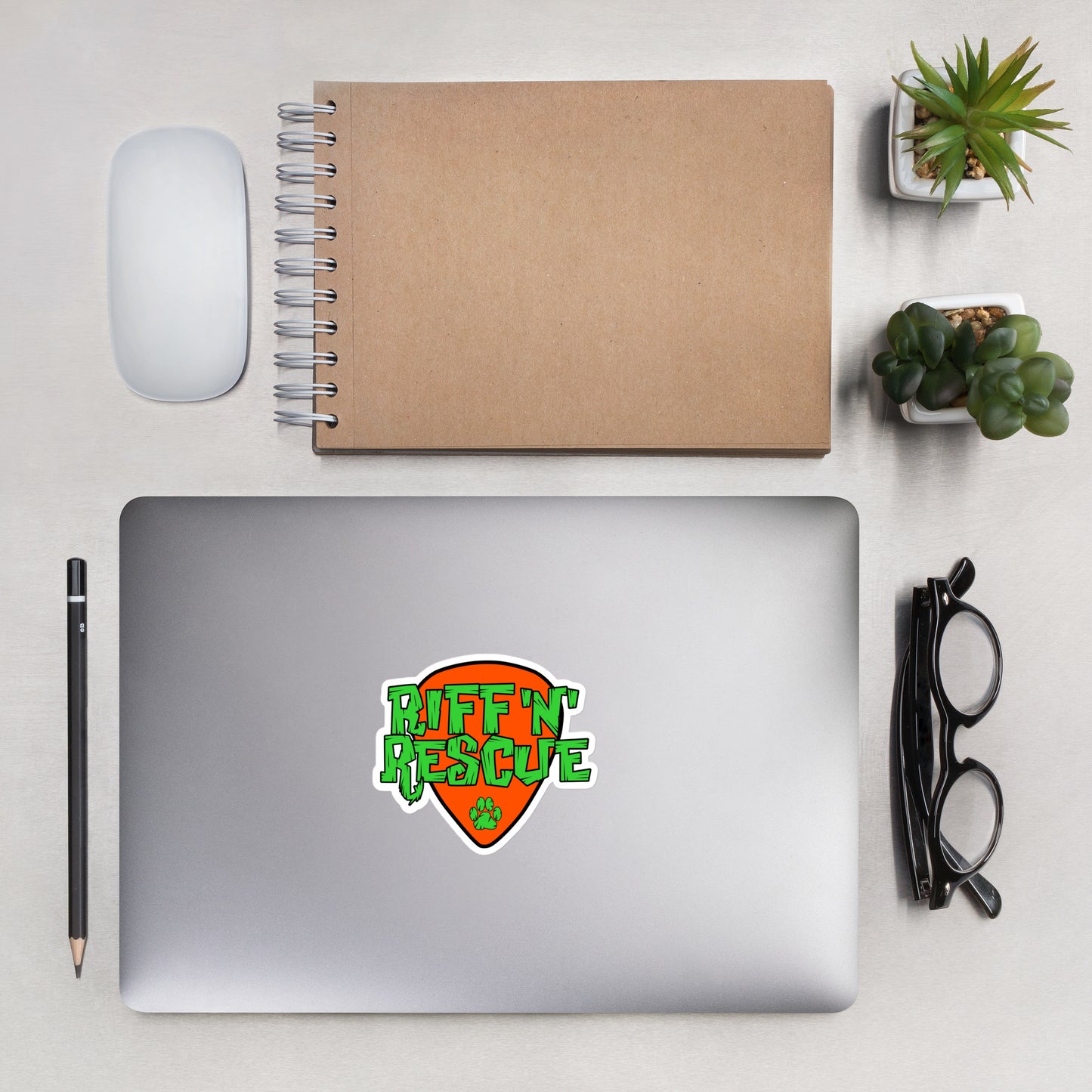 Logo Green/Orange Sticker