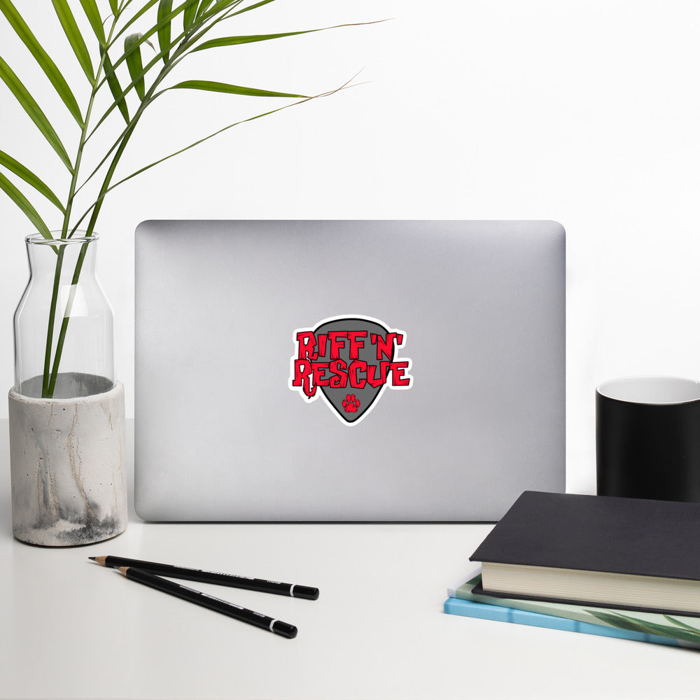 Logo Red/Grey Sticker