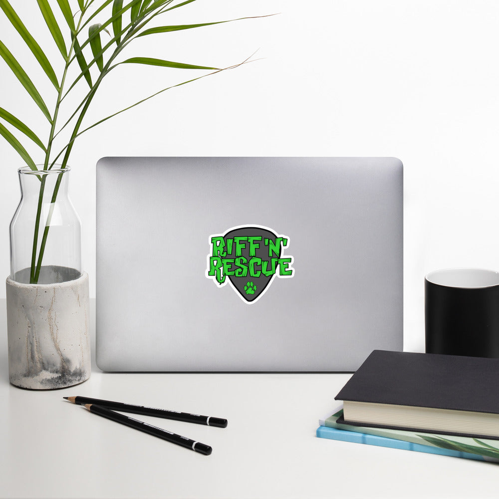 Logo Green/Grey Sticker