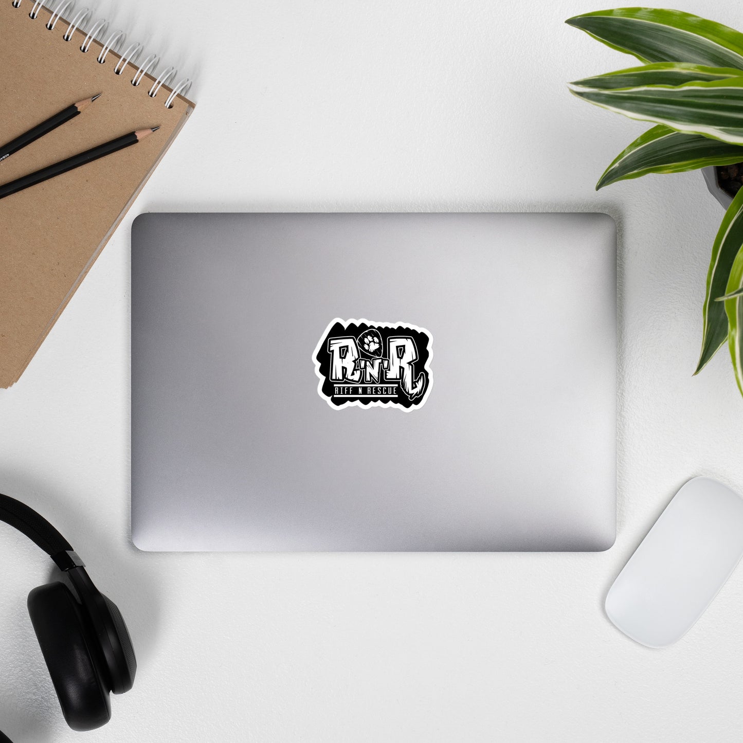RNR Black Splatter Sticker