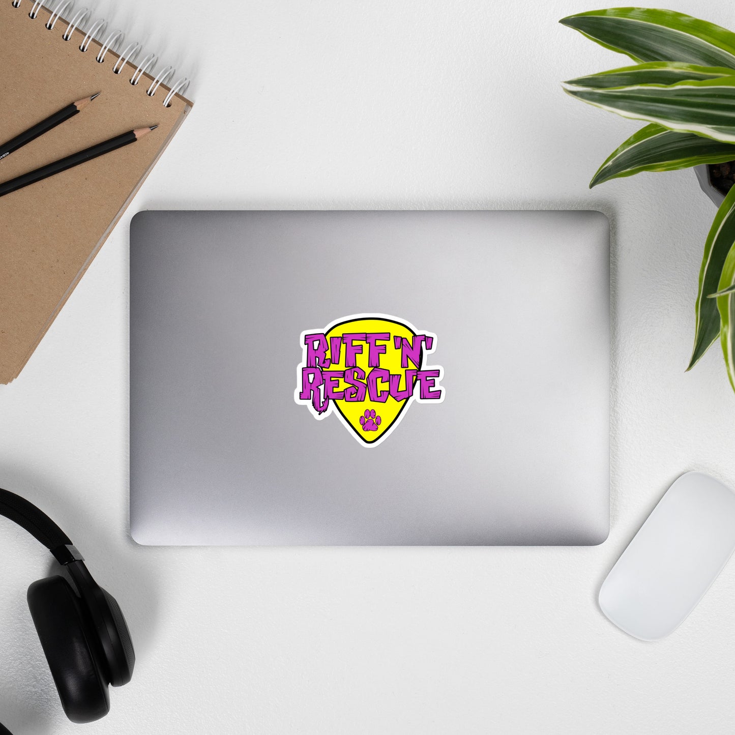 Logo Pink/Yellow Sticker