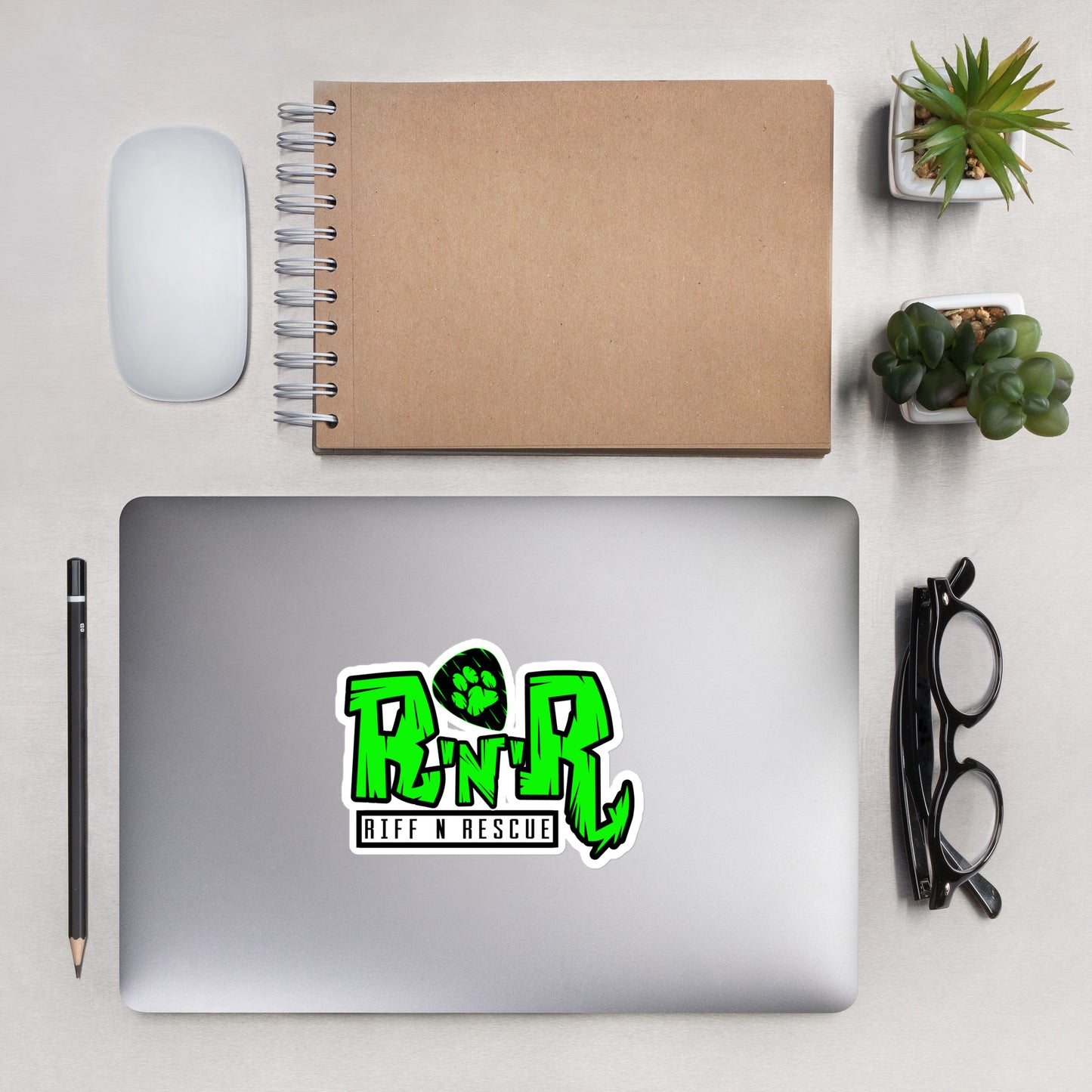 RNR Green Sticker