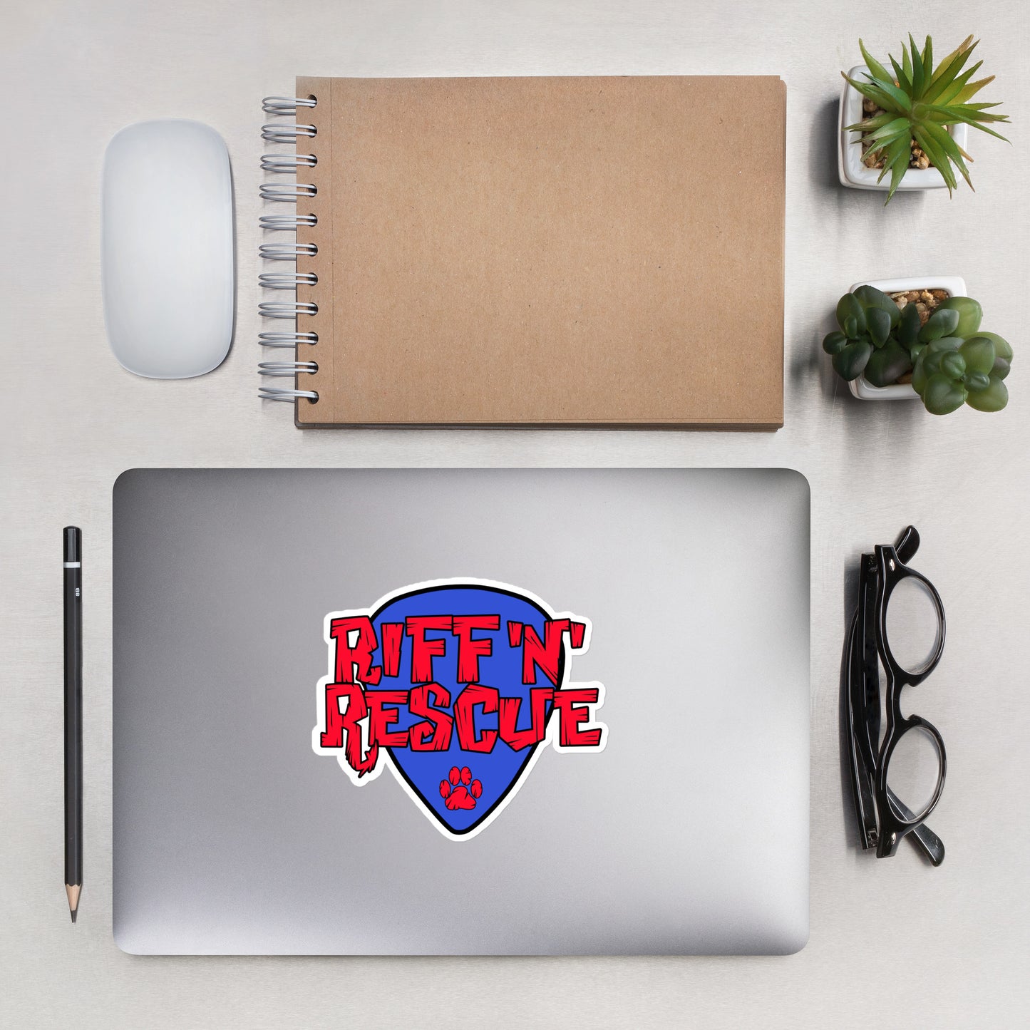 Logo Red/Blue Sticker