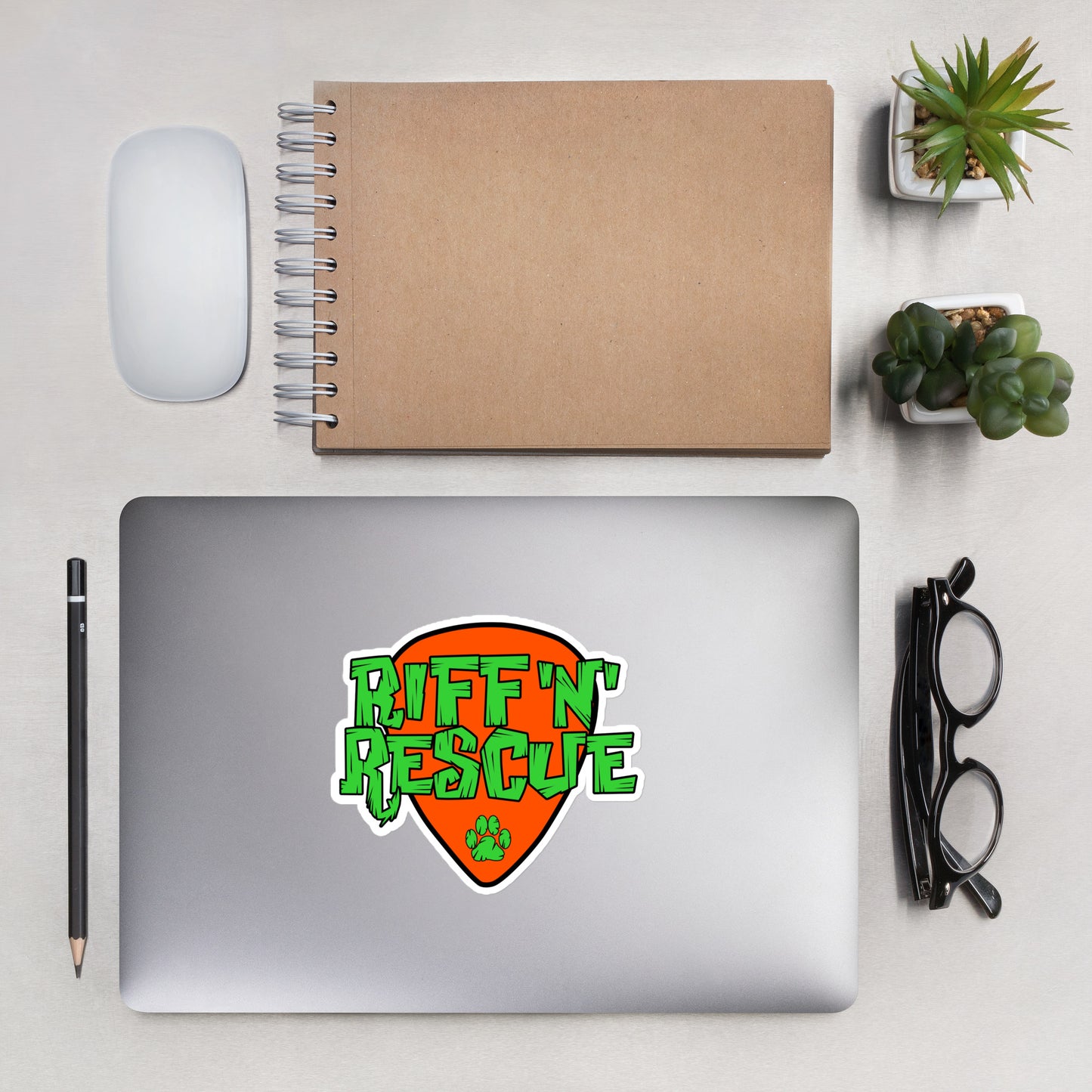 Logo Green/Orange Sticker