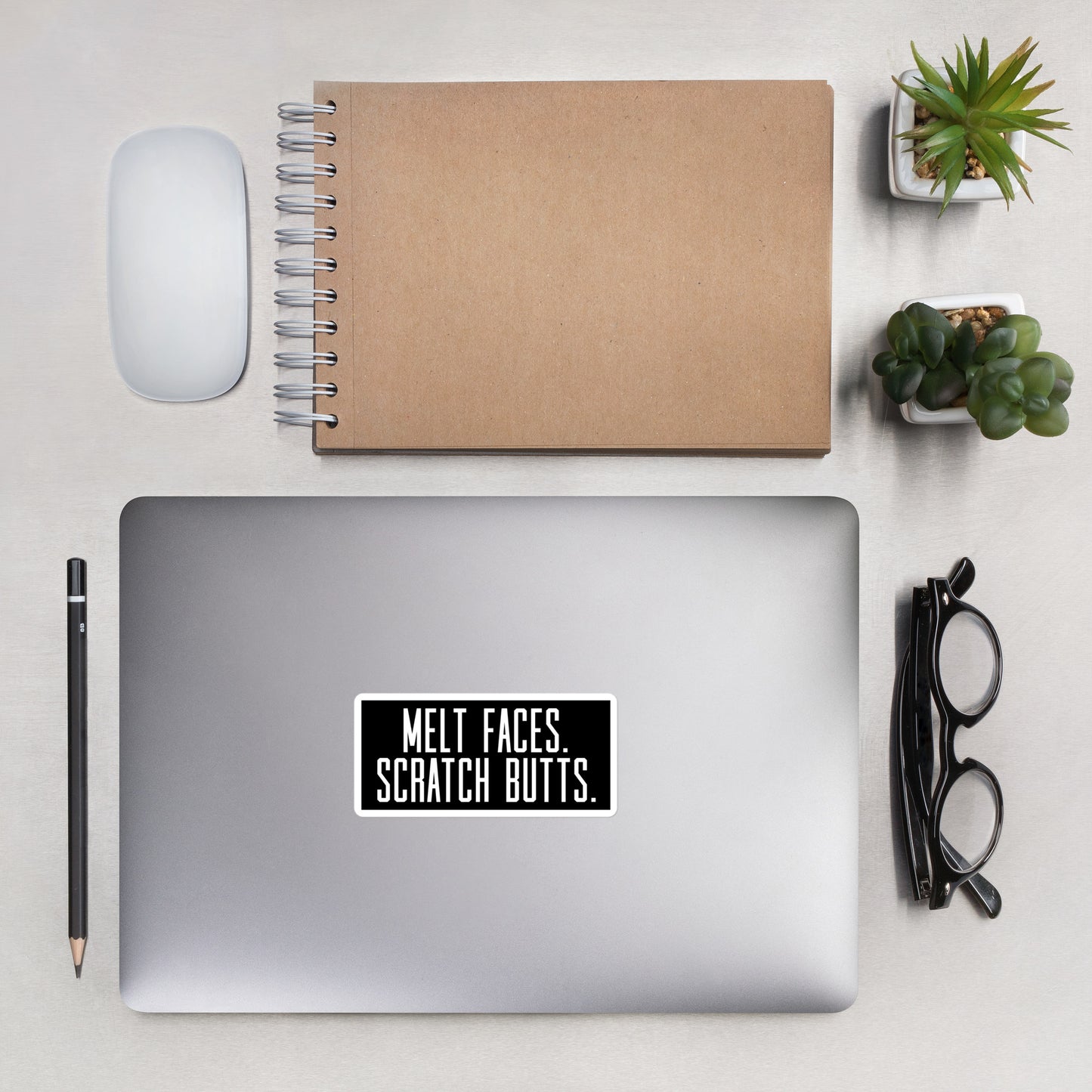 Melt Faces Bubble-free stickers