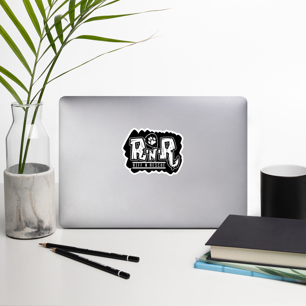 RNR Black Splatter Sticker