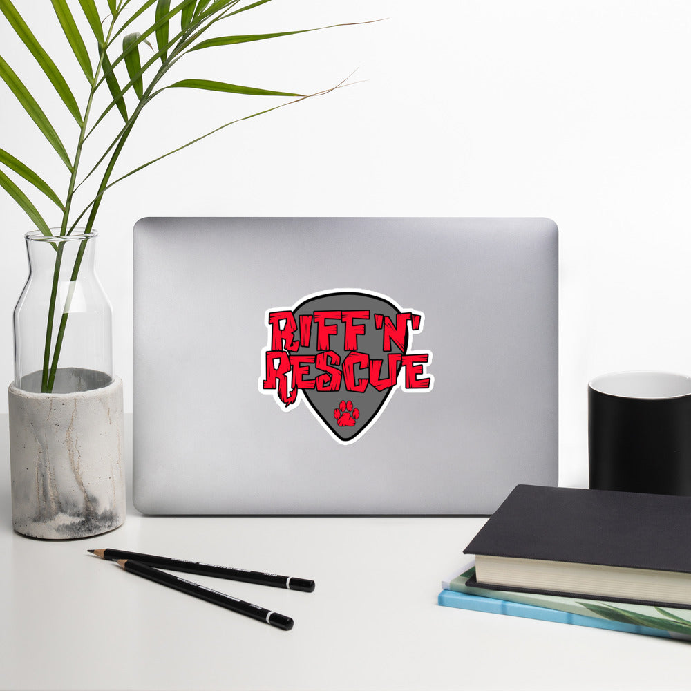 Logo Red/Grey Sticker