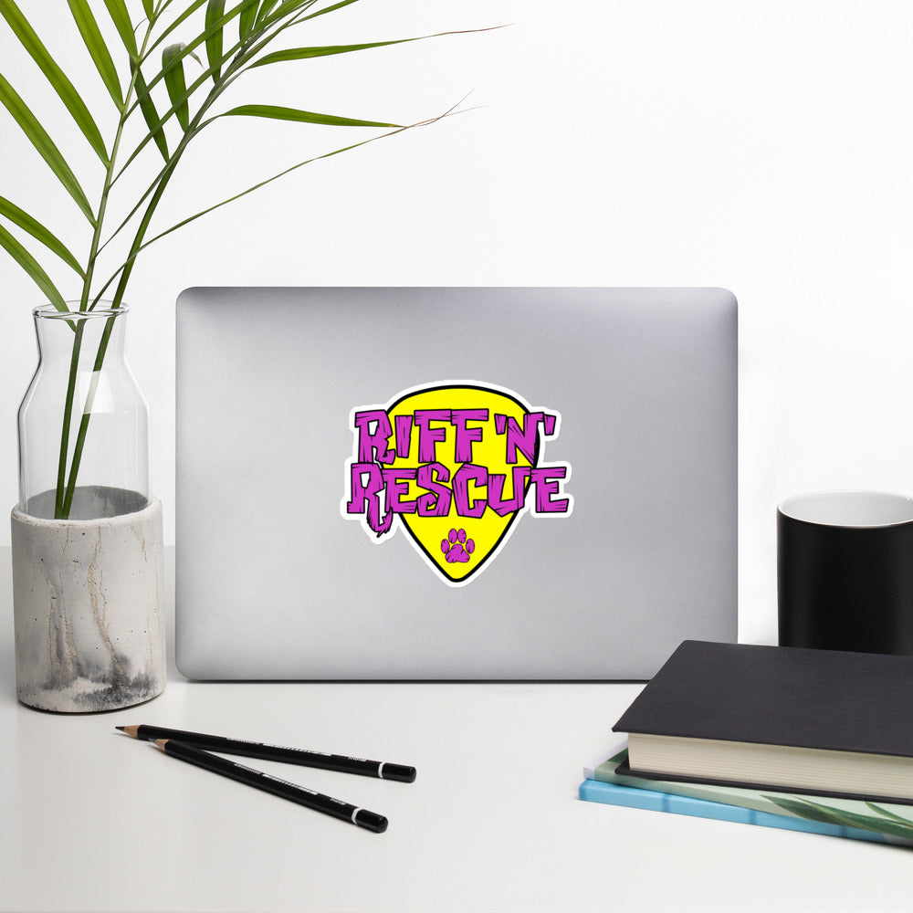 Logo Pink/Yellow Sticker