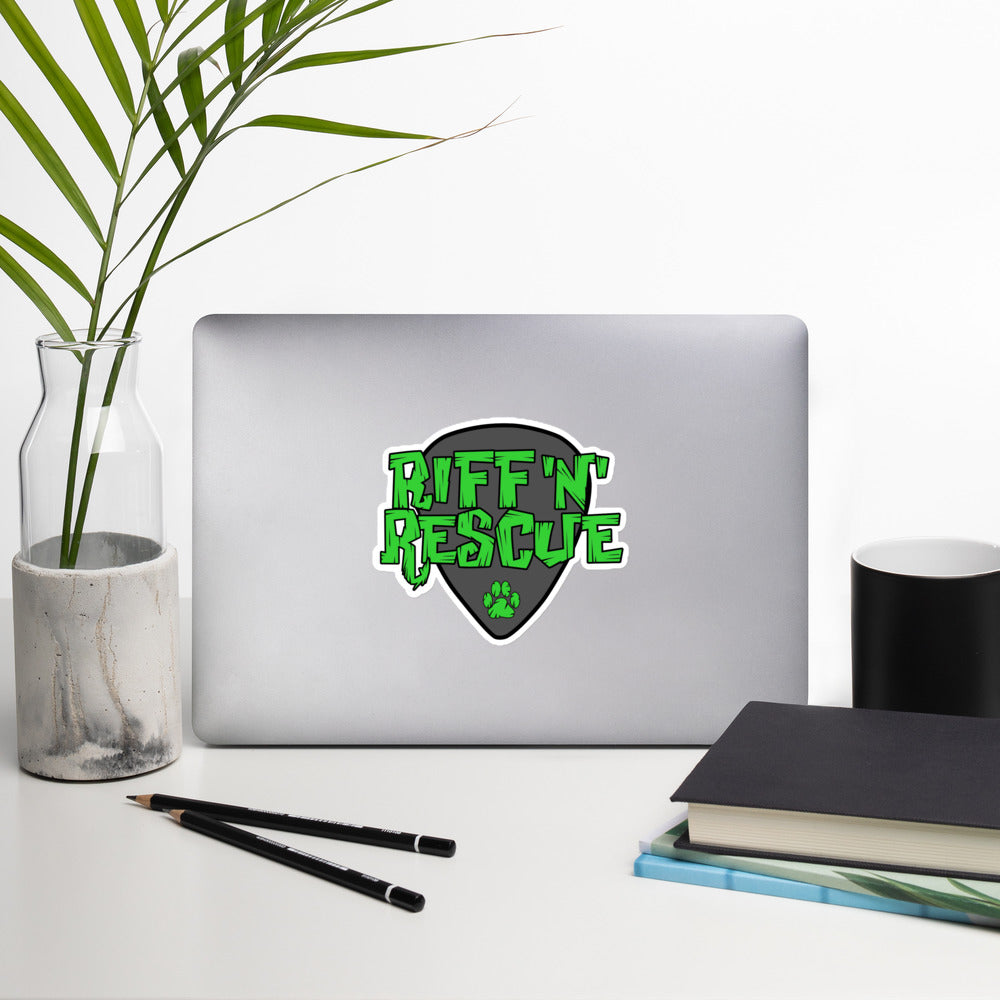 Logo Green/Grey Sticker