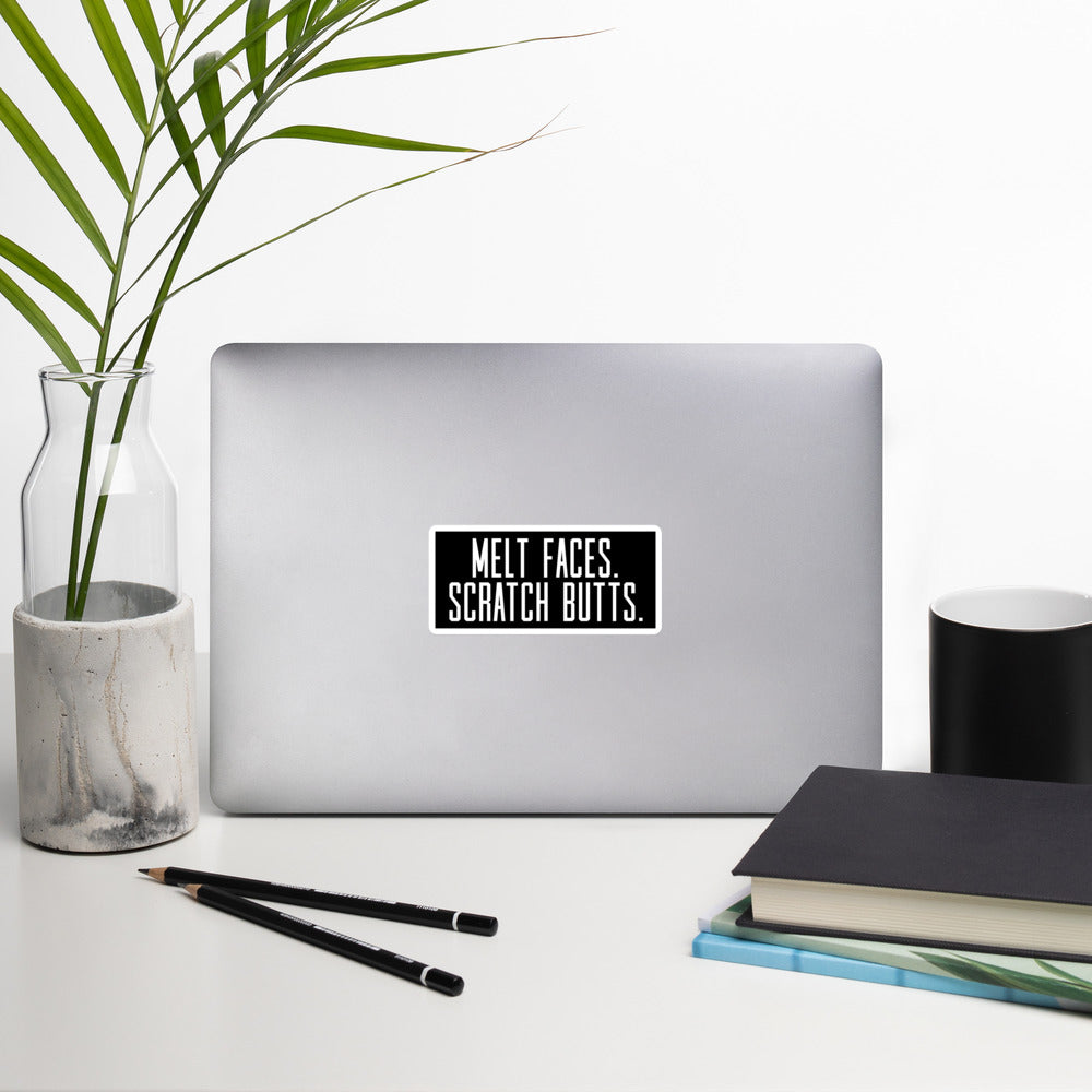 Melt Faces Bubble-free stickers
